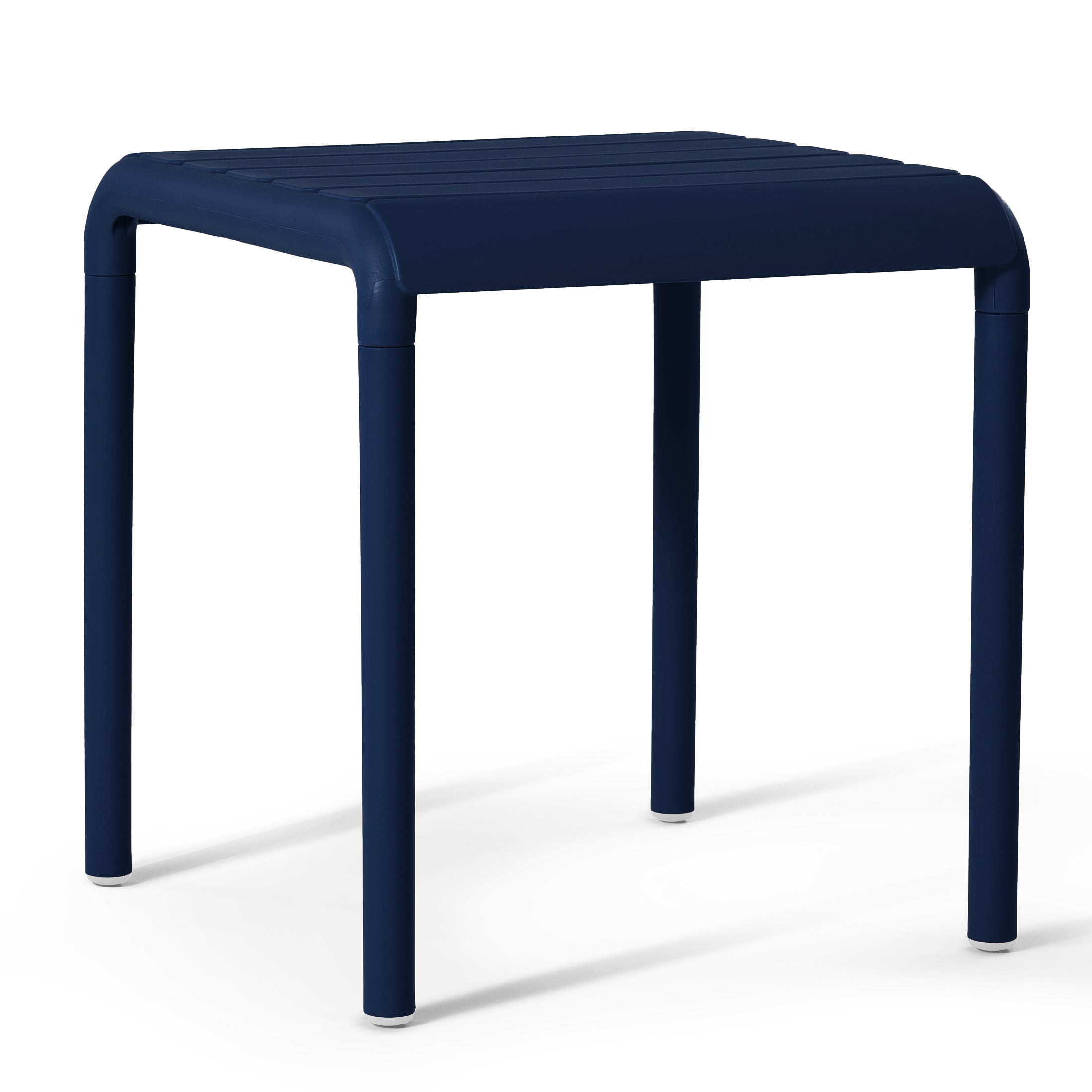 Sunshine Plastic Modern Outdoor Patio Accent Side Tables (Set of 2)