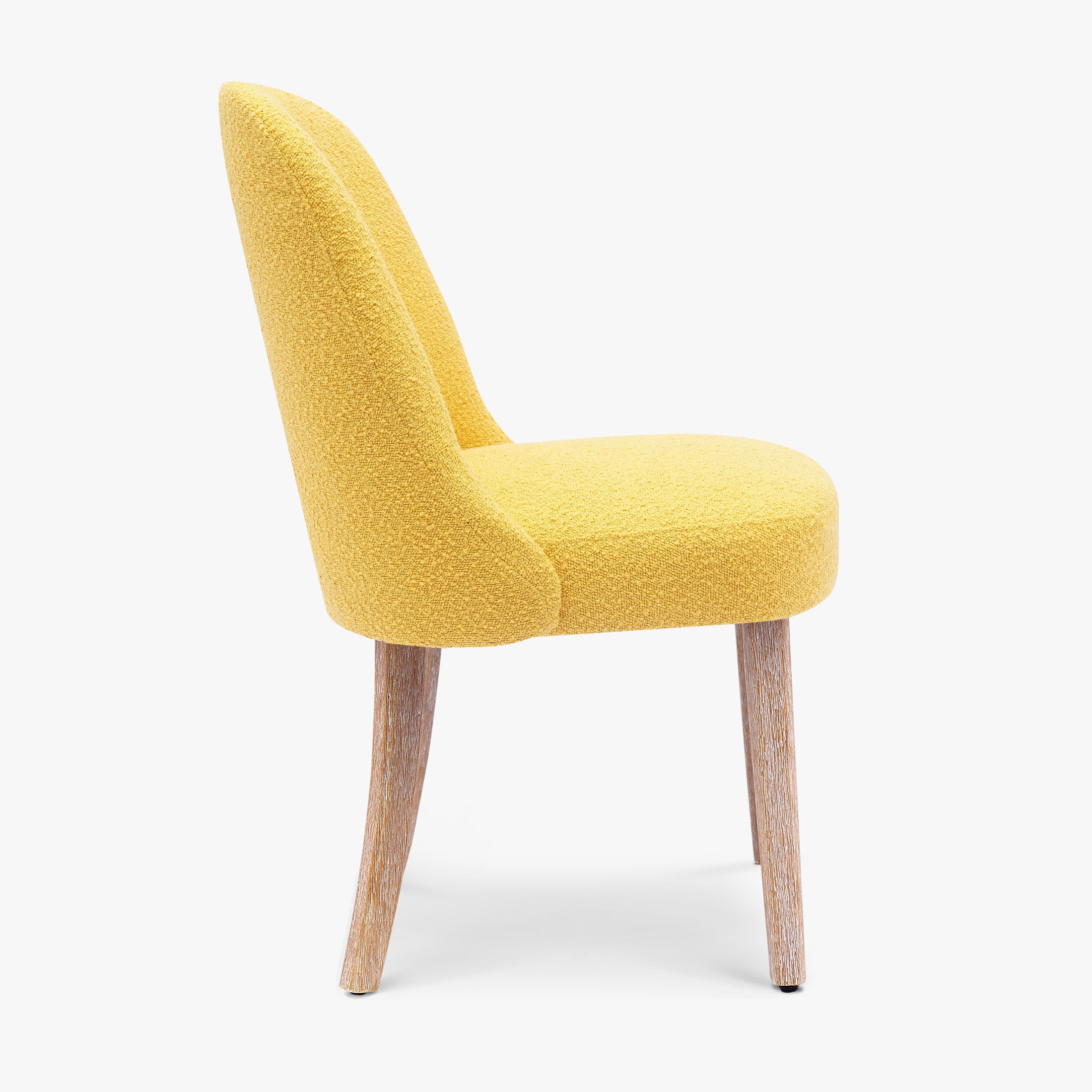 Amélie Mid-Century Modern Upholstered Boucle Dining Chair (Set of 4)