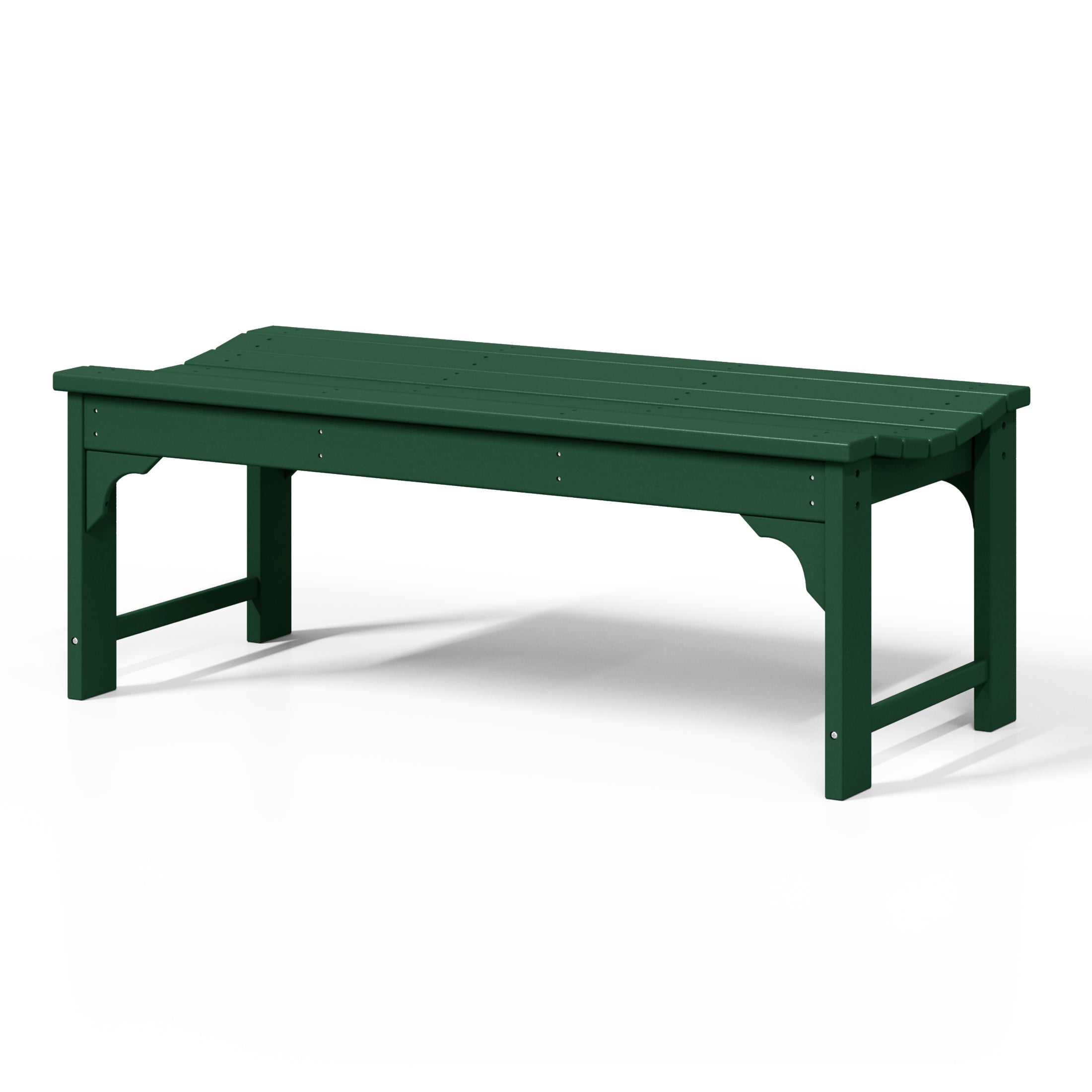 Paradise Westintrends 48" length backless Poly Westin Trendsod Outdoor / Garden bench