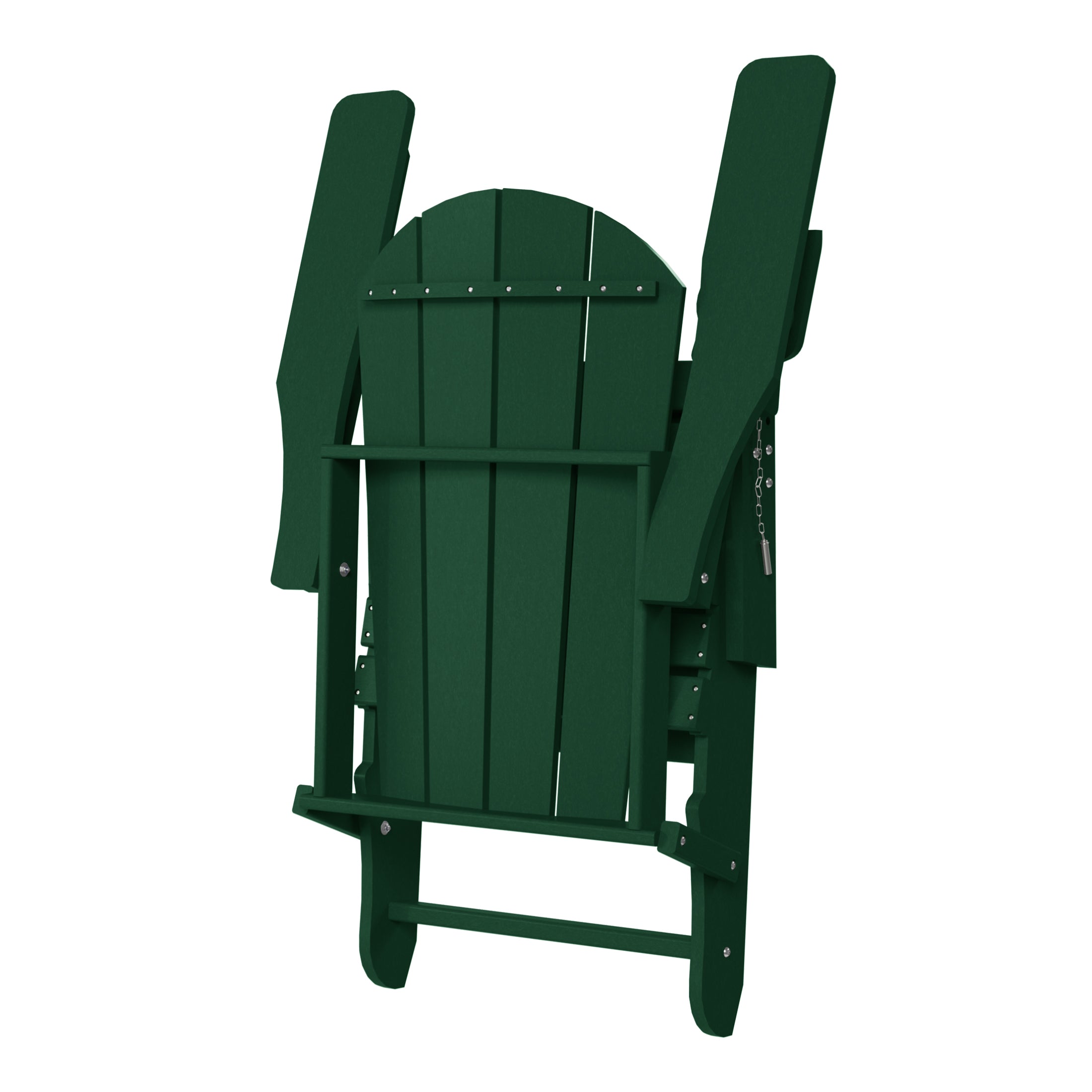 Paradise Folding Adjustable Adirondack Chair with Retractable Ottoman and Cup Holder
