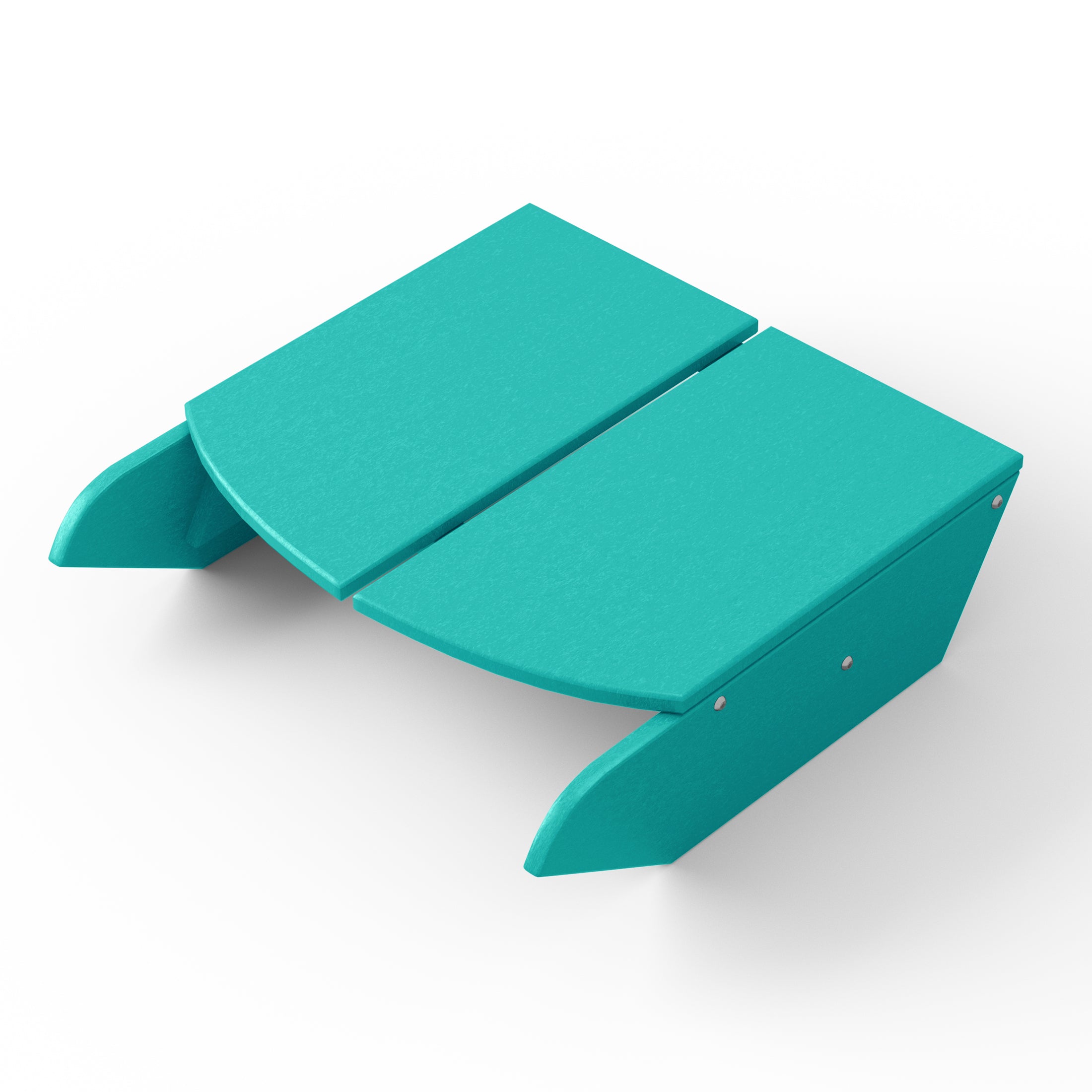 Seaview Modern HDPE Plastic Folding Patio Adirondack Ottoman