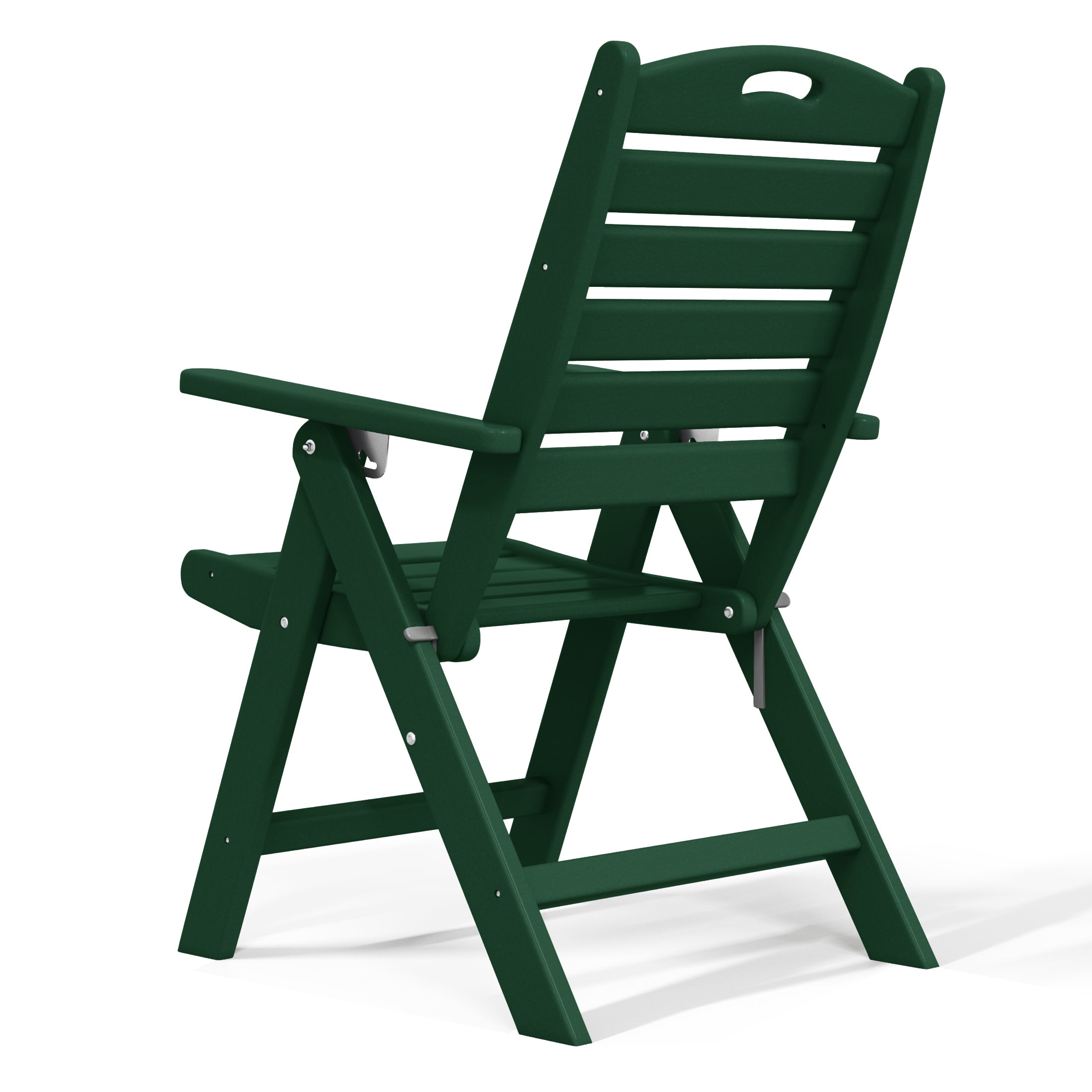Paradise HDPE Adjustable Highback Folding Patio Dining Chair