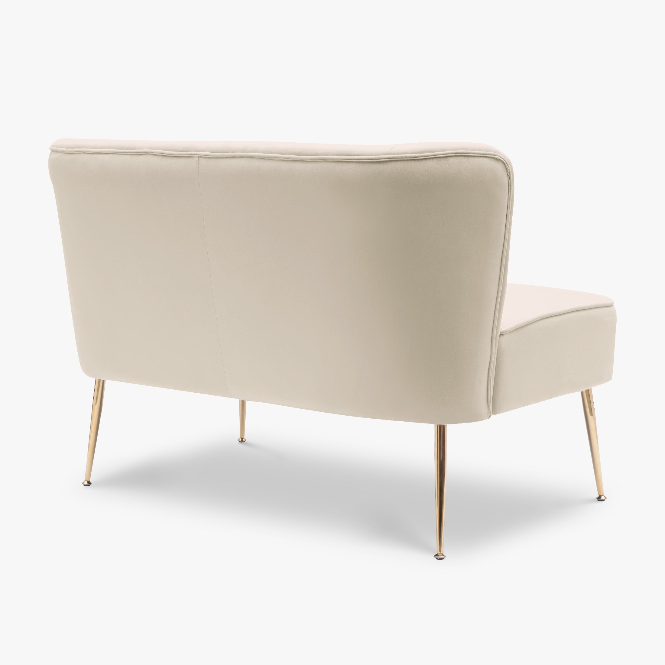 Alaia Mid Century Modern Tufted Velvet Loveseat Sofa and 25