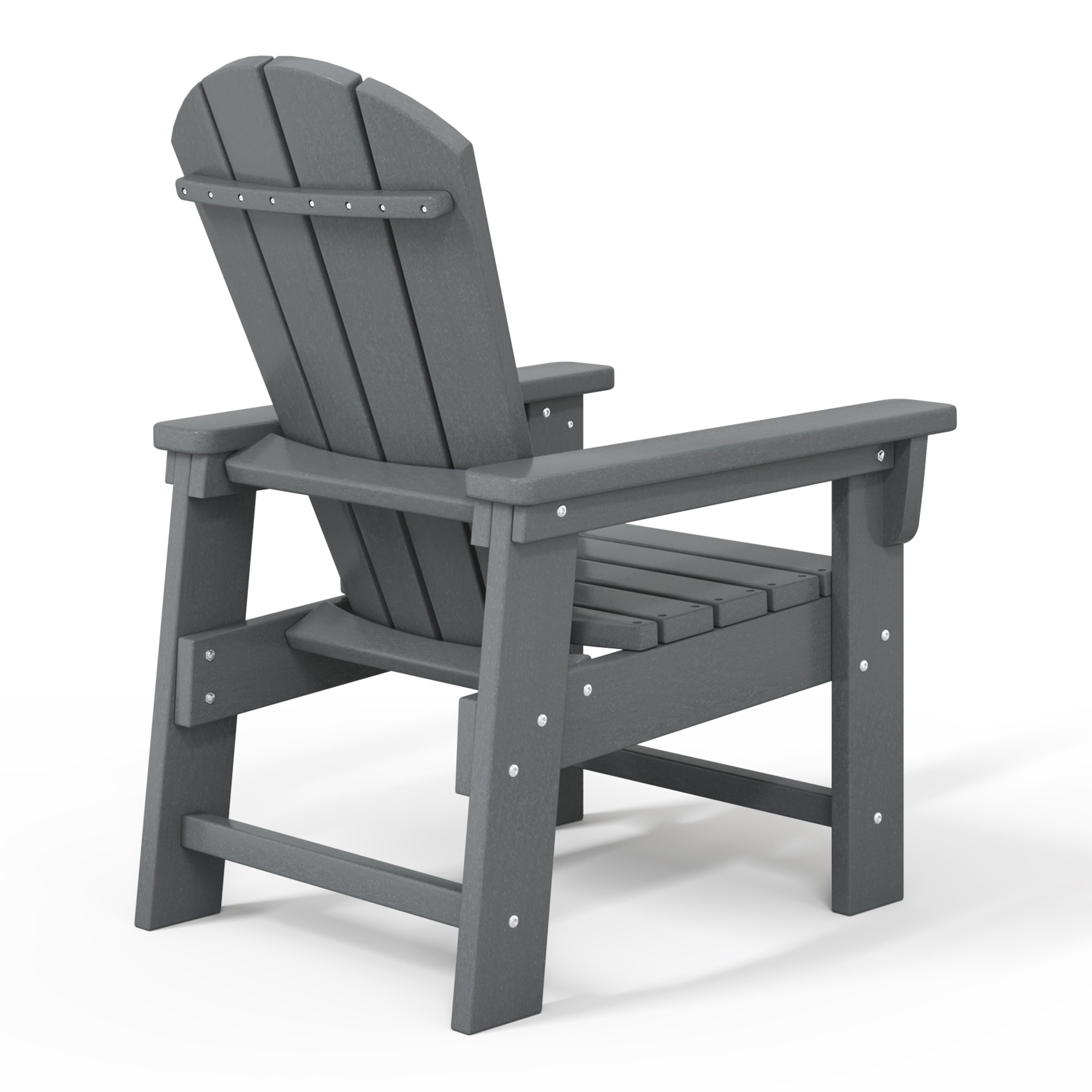 Paradise Kids Outdoor Adirondack Plastic Patio Chair (Set of 2)