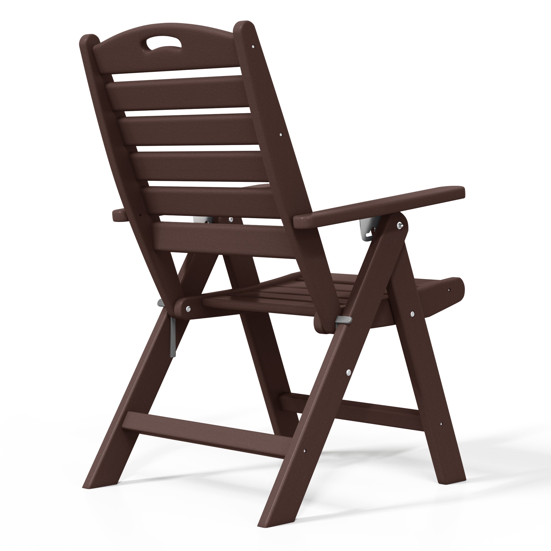 Paradise HDPE Adjustable Highback Folding Patio Dining Chair