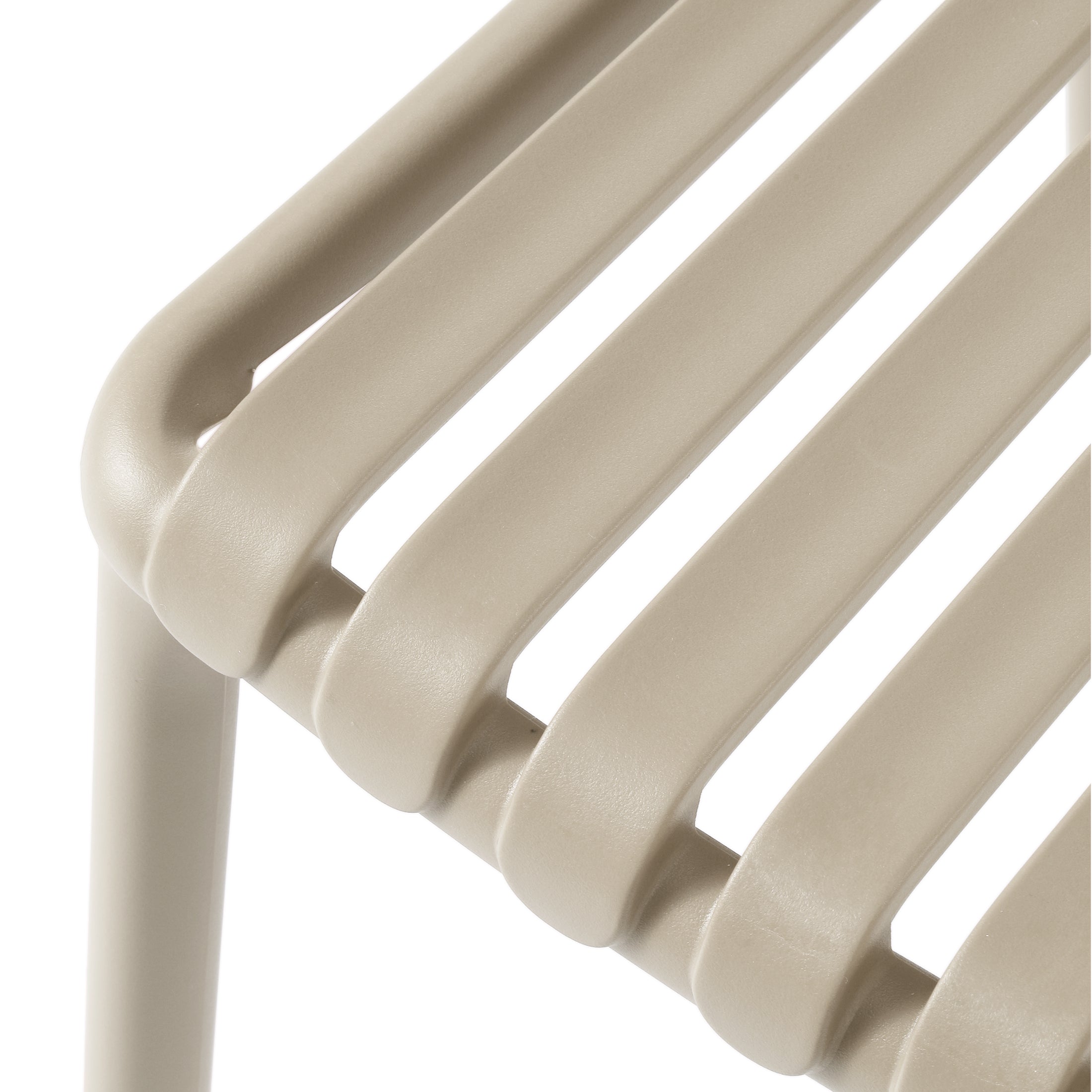Sunshine 5-Piece Outdoor Metal Dining Table Set And Stackable Resin Patio Chairs
