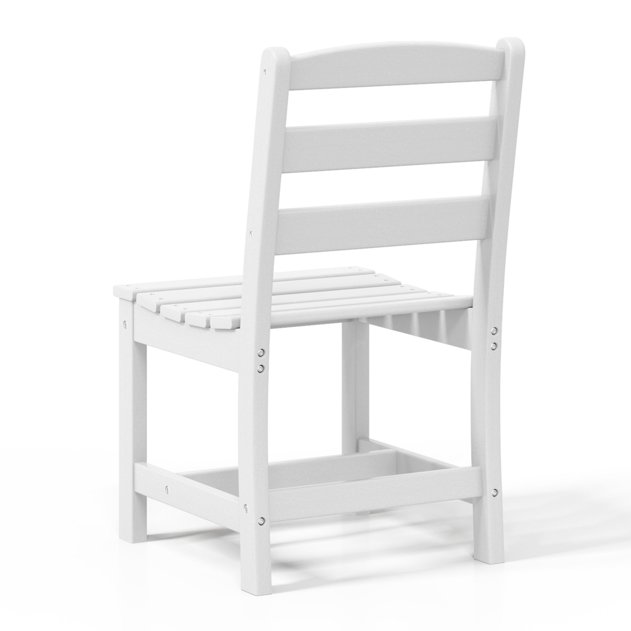 Palms Outdoor HDPE Patio Classic Armless Dining Side Chair