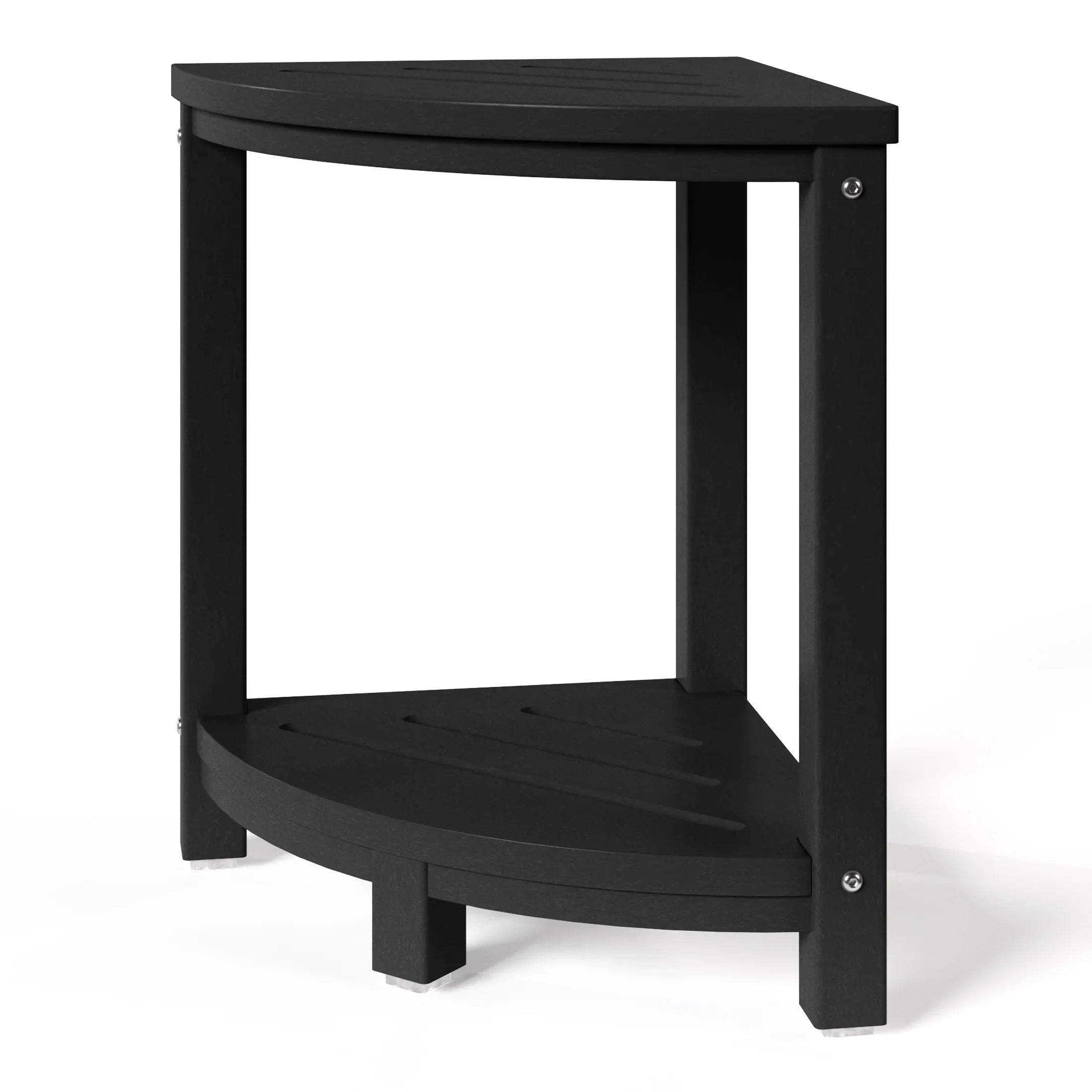 Ventura HDPE Plastic Waterproof Shower Corner Bench