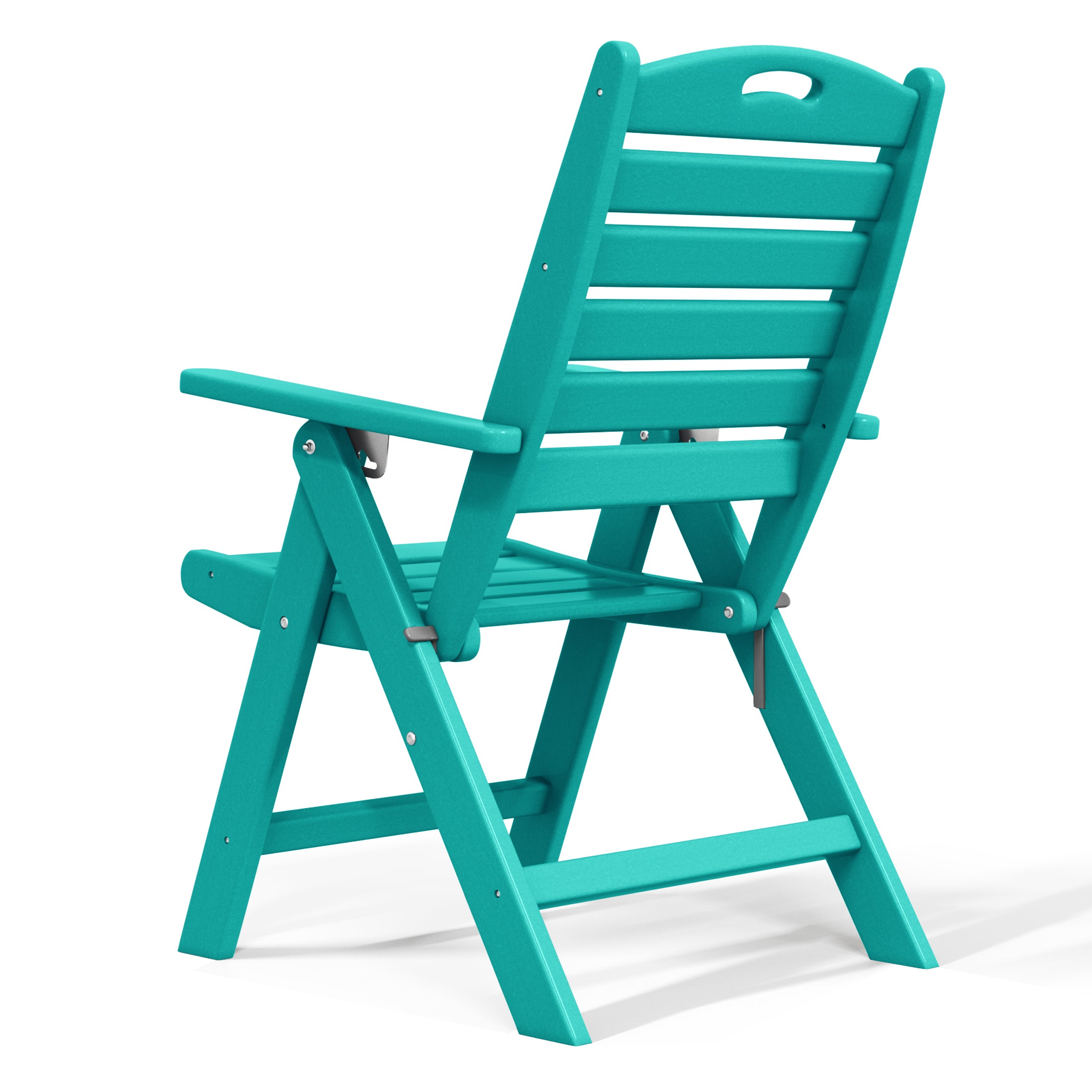Paradise HDPE Adjustable Highback Folding Patio Dining Chair