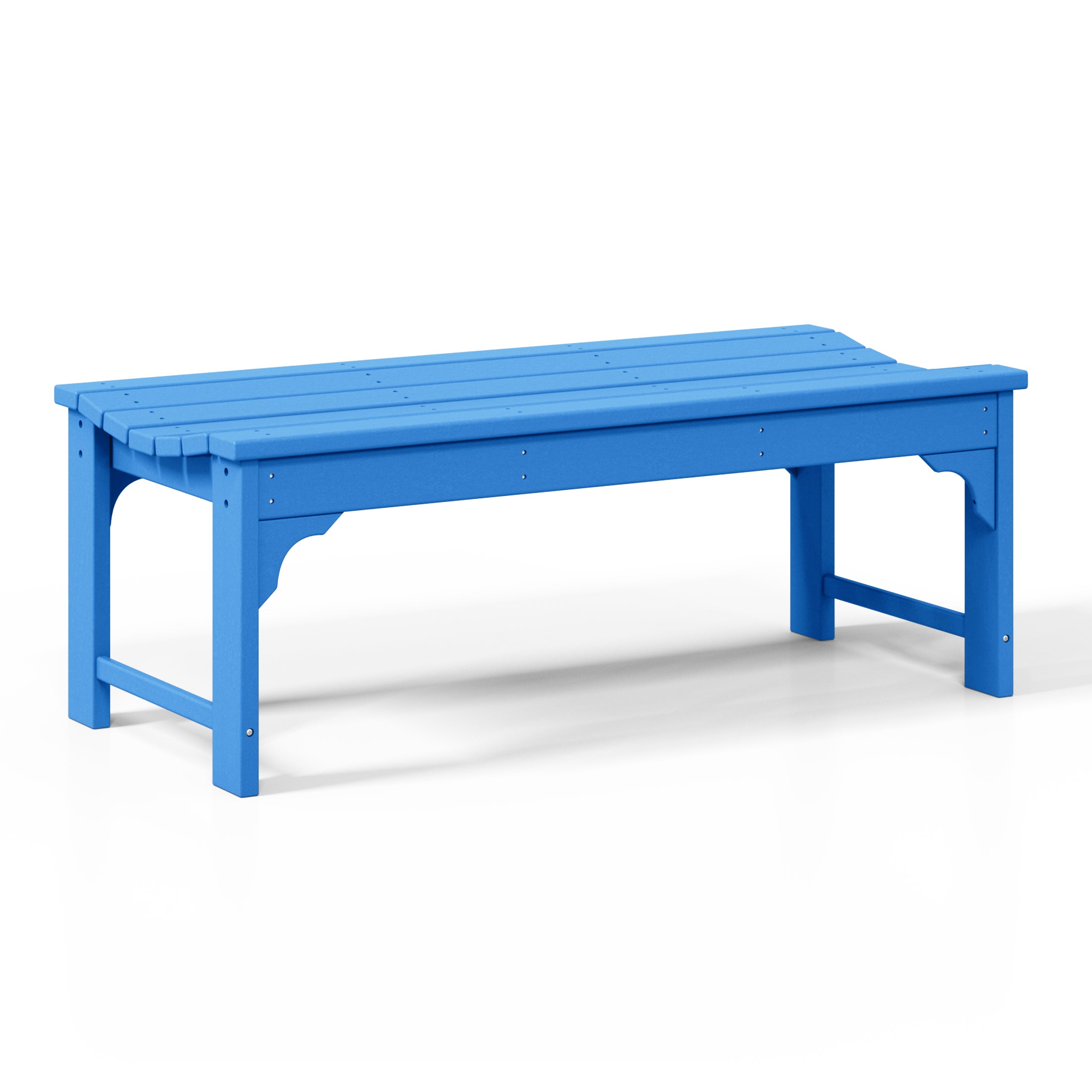 Paradise 48" length backless Poly Wood Outdoor / Garden bench
