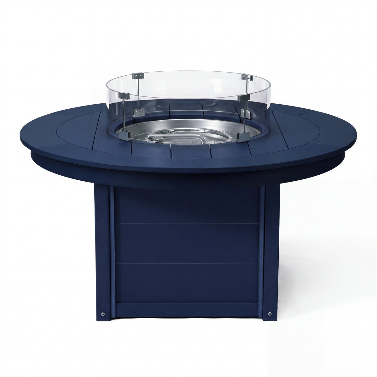 Sol 47" Modern Outdoor 55,000 BTU Patio Propane Round Fire Pit Table