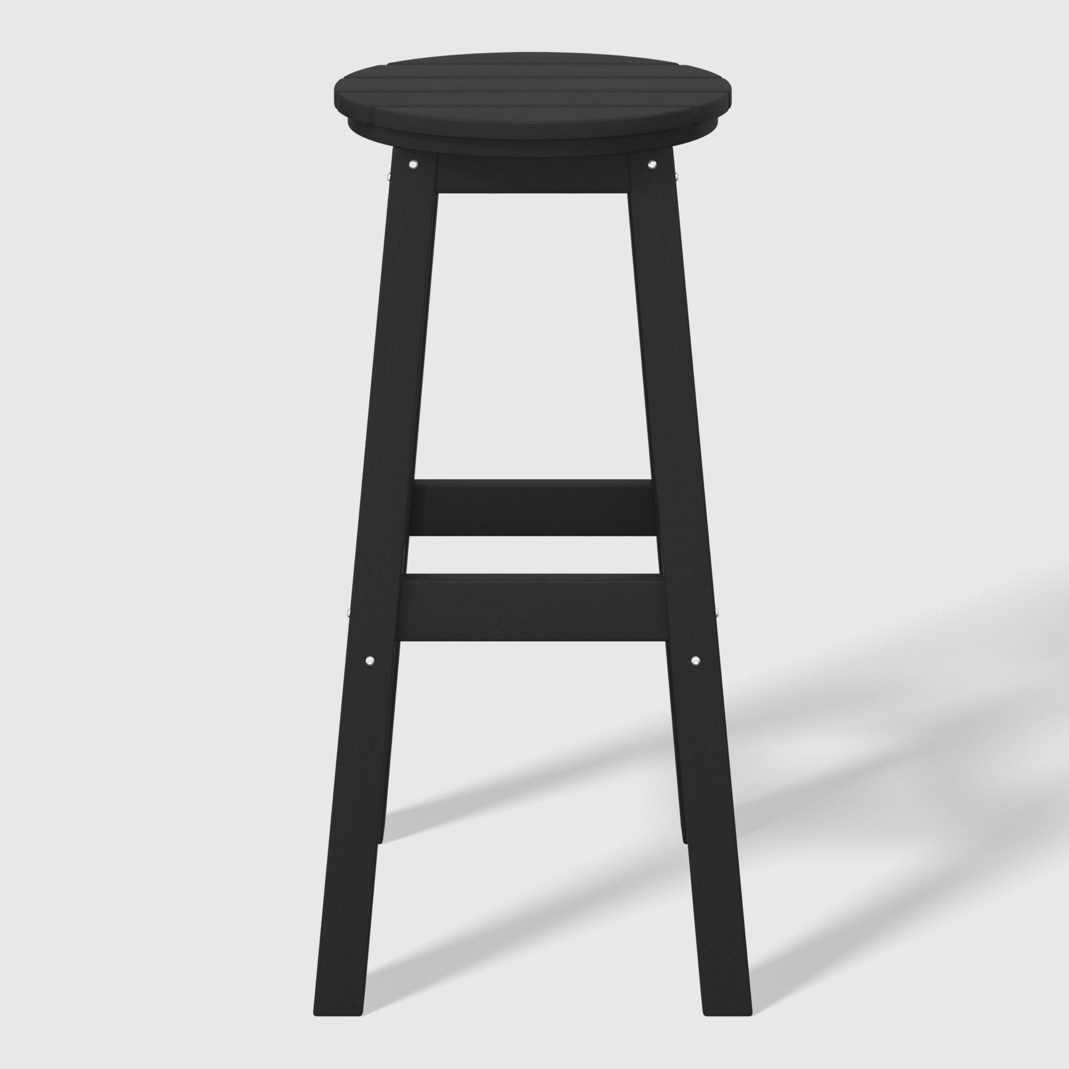 Paradise 29" HDPE Outdoor Patio Round Bar Stool