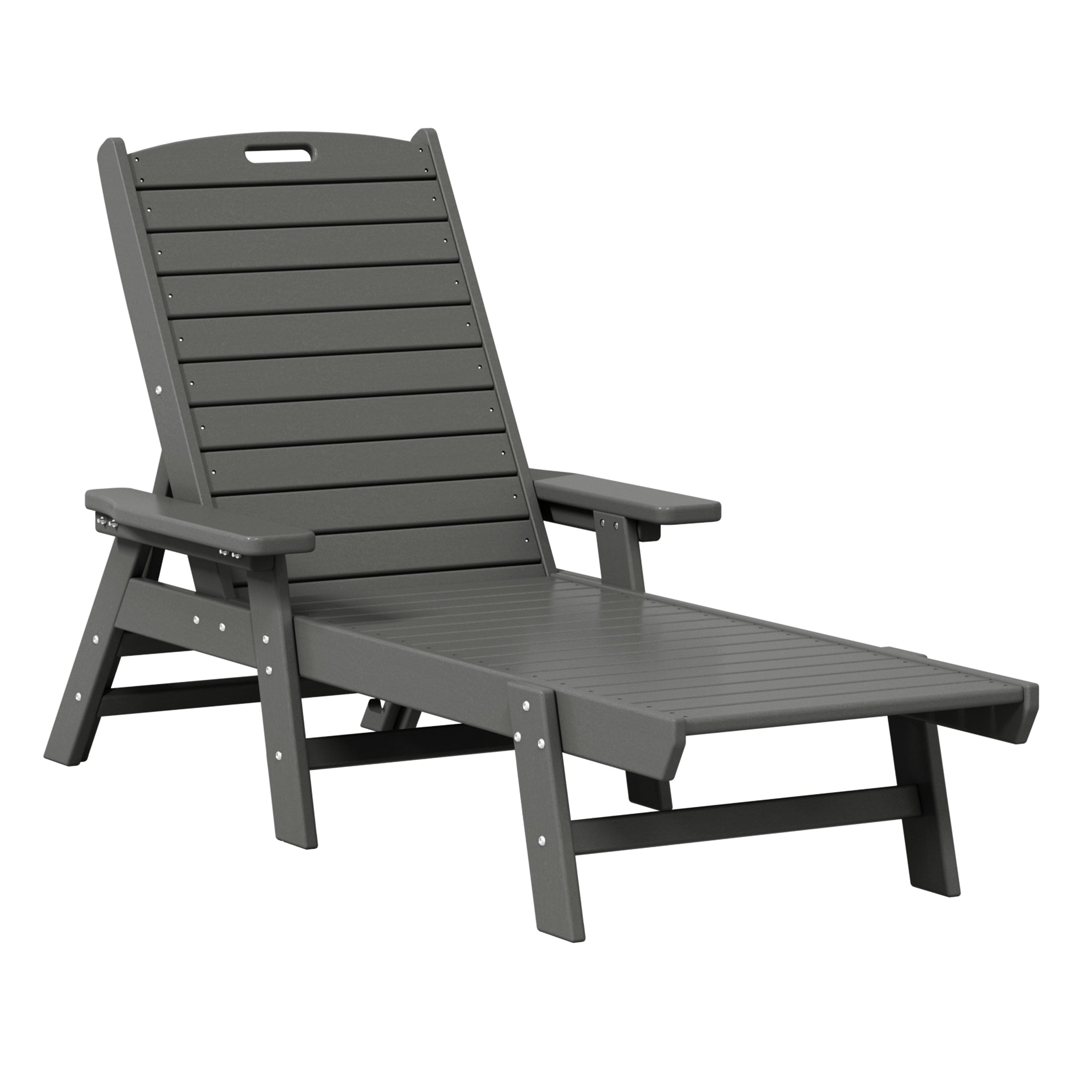 Paradise Poly Reclining Chaise Lounge (Set Of 2)