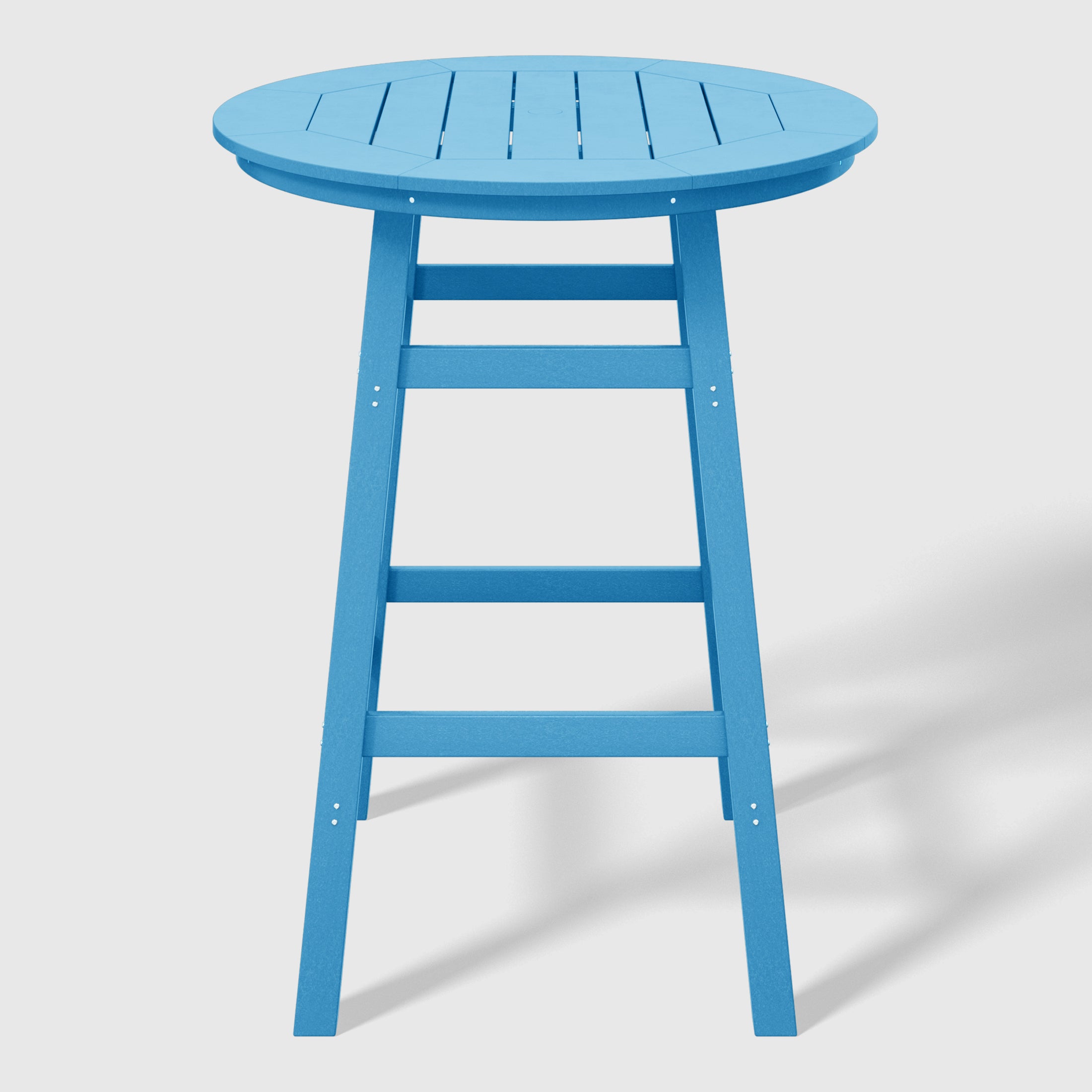 Paradise Outdoor 35" HDPE Round Patio Bar Height Table