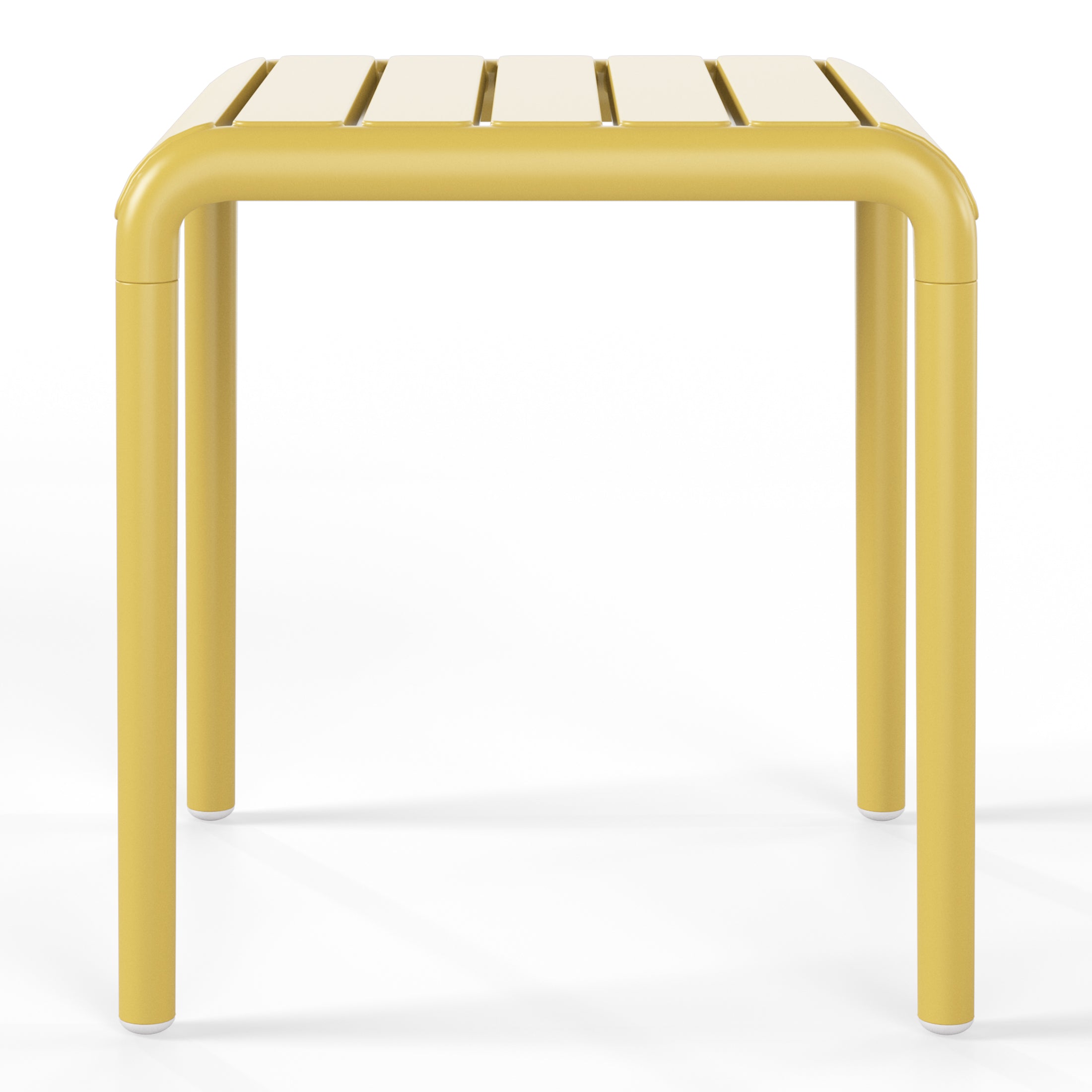 Sunshine Plastic Modern Outdoor Patio Accent Side Tables (Set of 2)