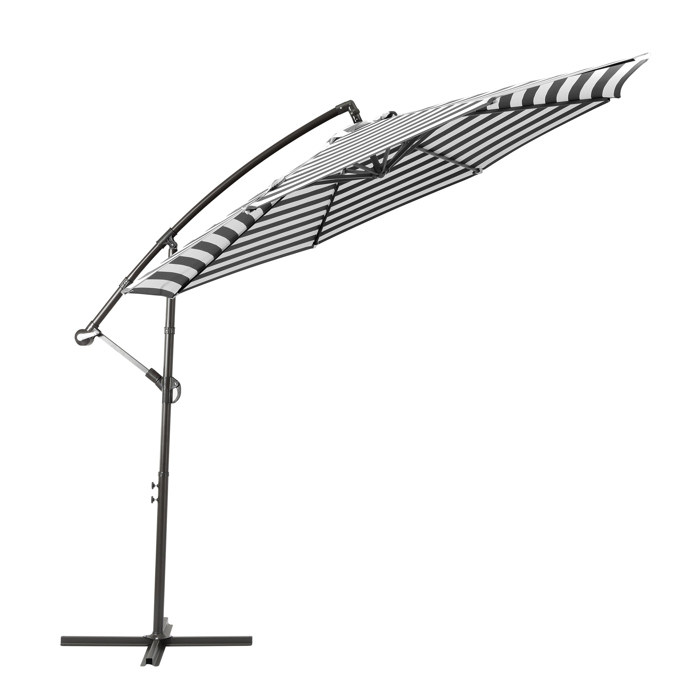kinbor 10 ft outdoor patio cantilever umbrella Kozyard (4 Color Options) Gray no tampering 10 Ft Patio Offset Umbrella