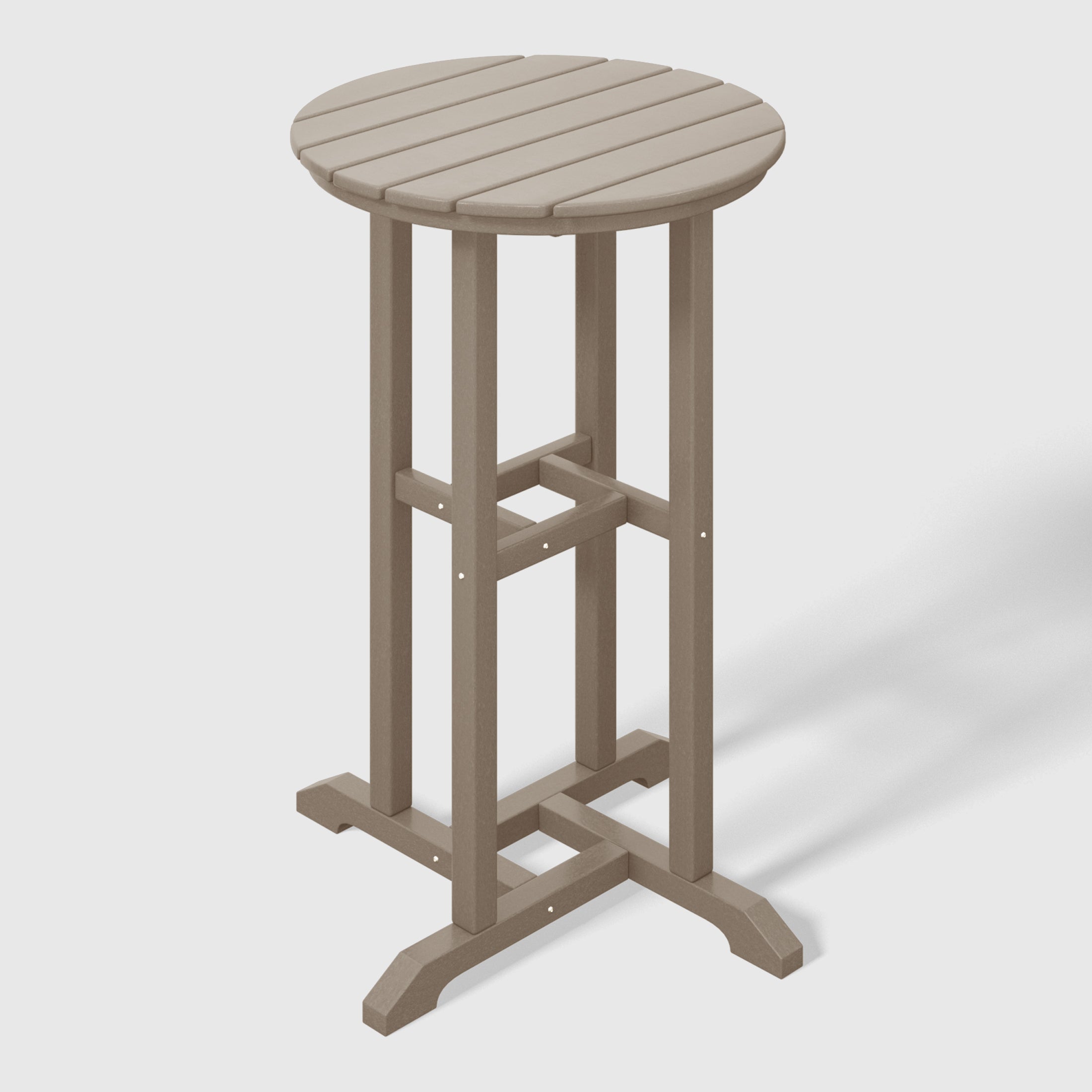 Paradise Outdoor Patio Counter Height Bar Stools Bistro Bar Table 4-Piece Set