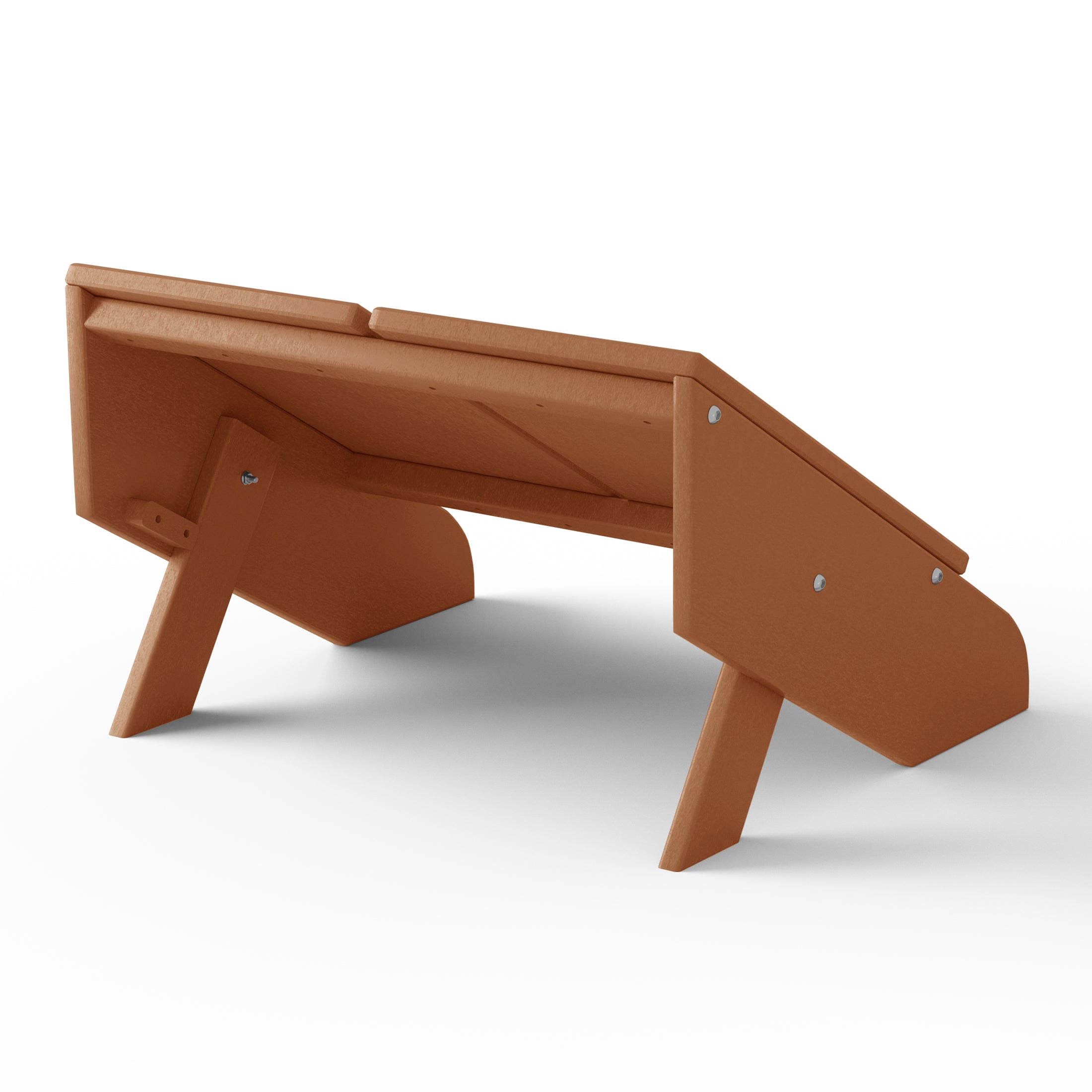 Seaview Modern HDPE Plastic Folding Patio Adirondack Ottoman