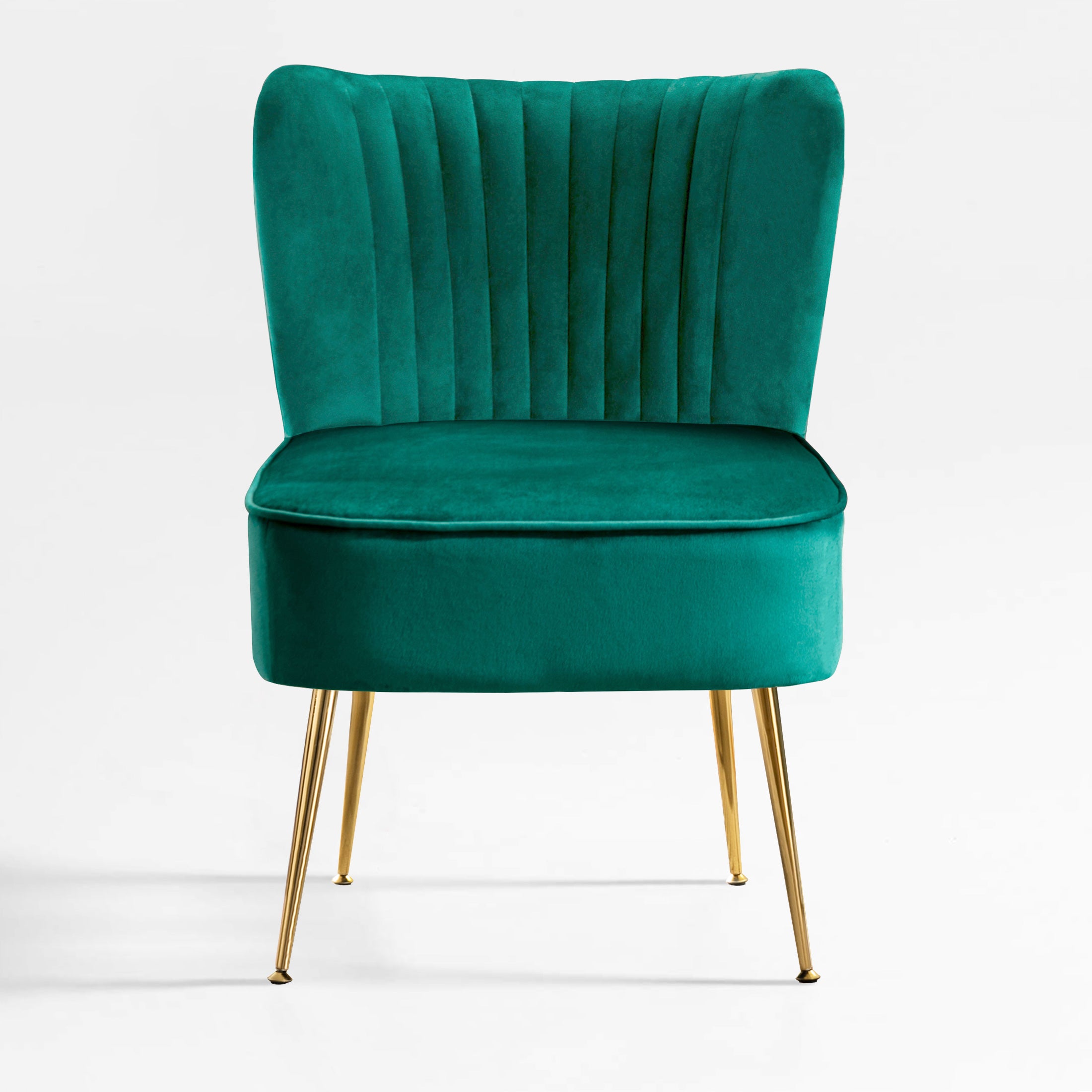 Alaia Mid Century Modern Tufted Velvet Loveseat Sofa and 22" Accent Chair 3-Piece Set