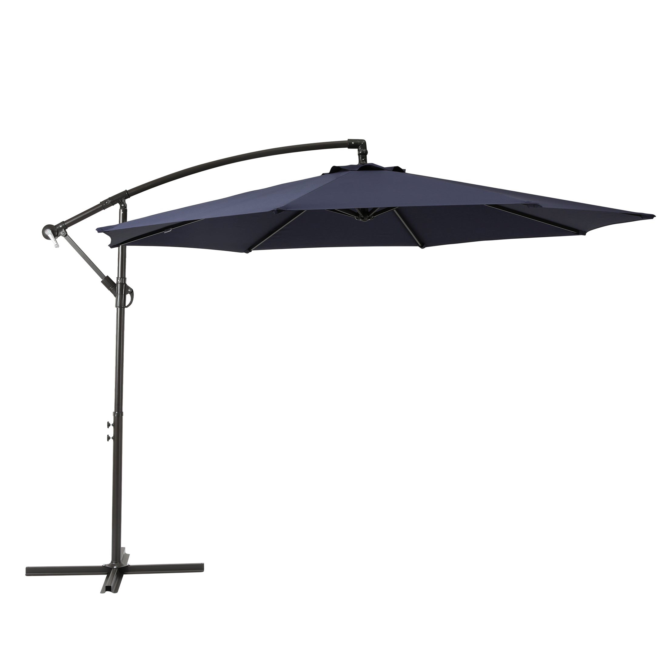 Elm 10 ft. Outdoor / Patio Cantilever Hanging Umbrella