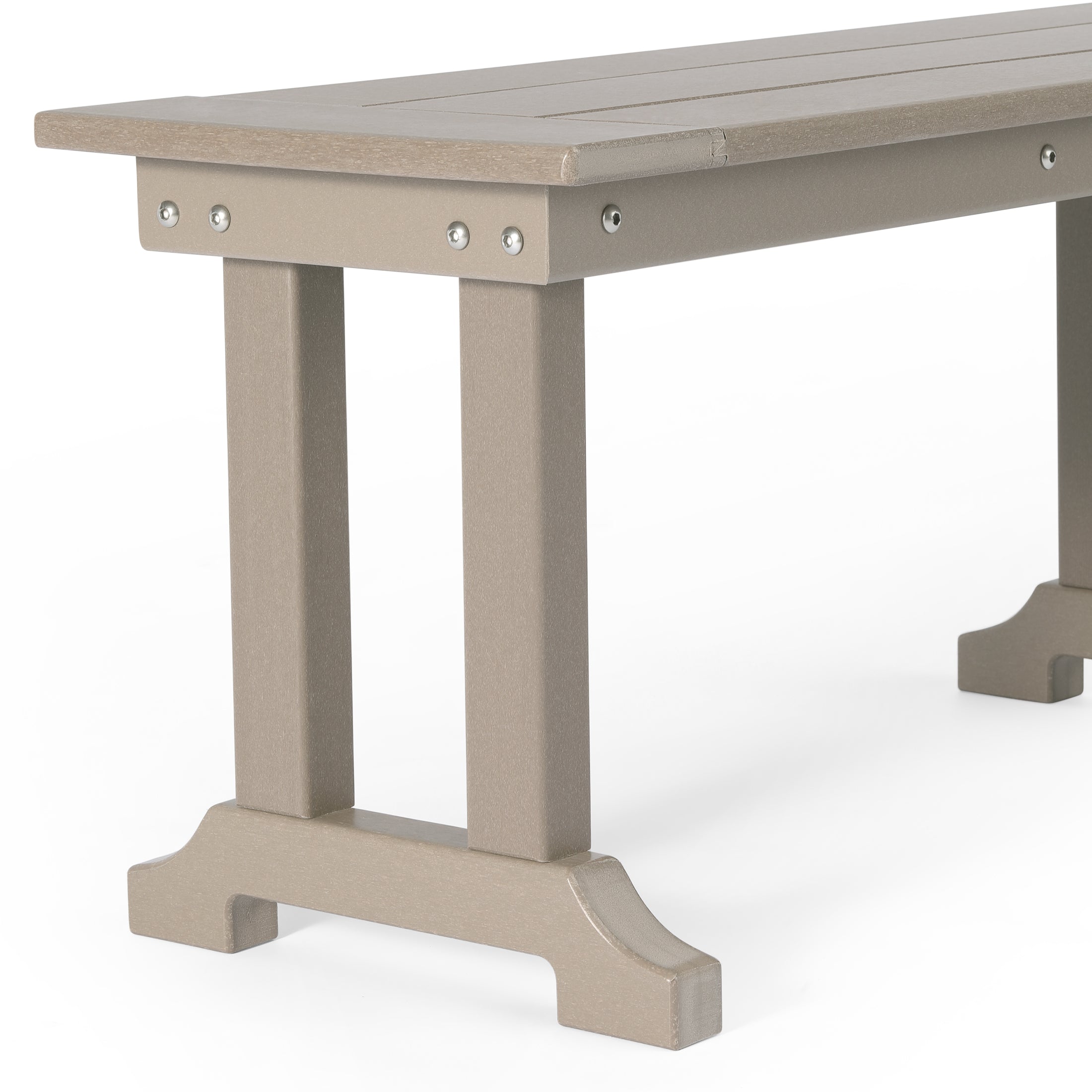 Paradise 65" Outdoor Patio Trestle Dining Bench