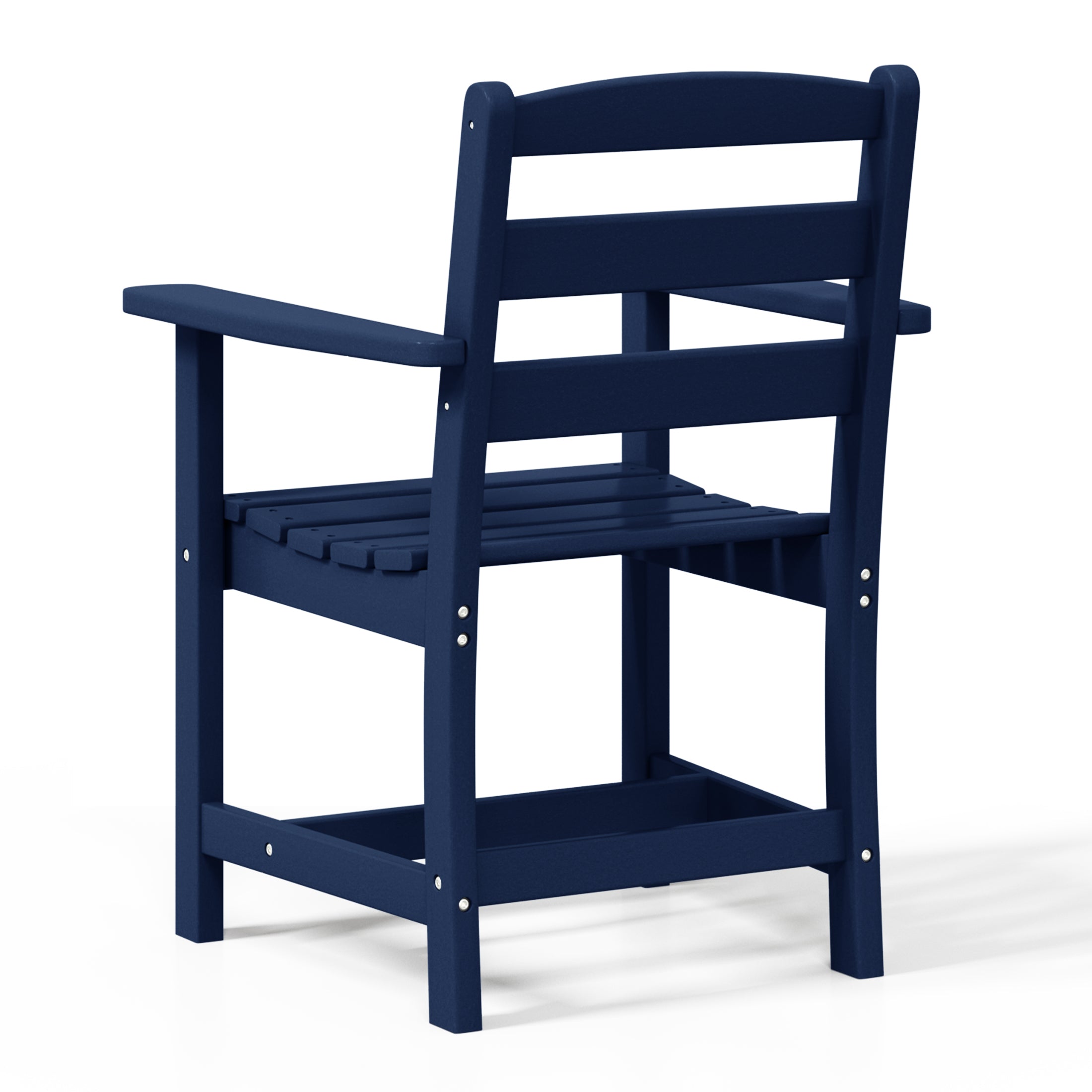 Palms Outdoor HDPE Patio Classic Dining Arm Chair