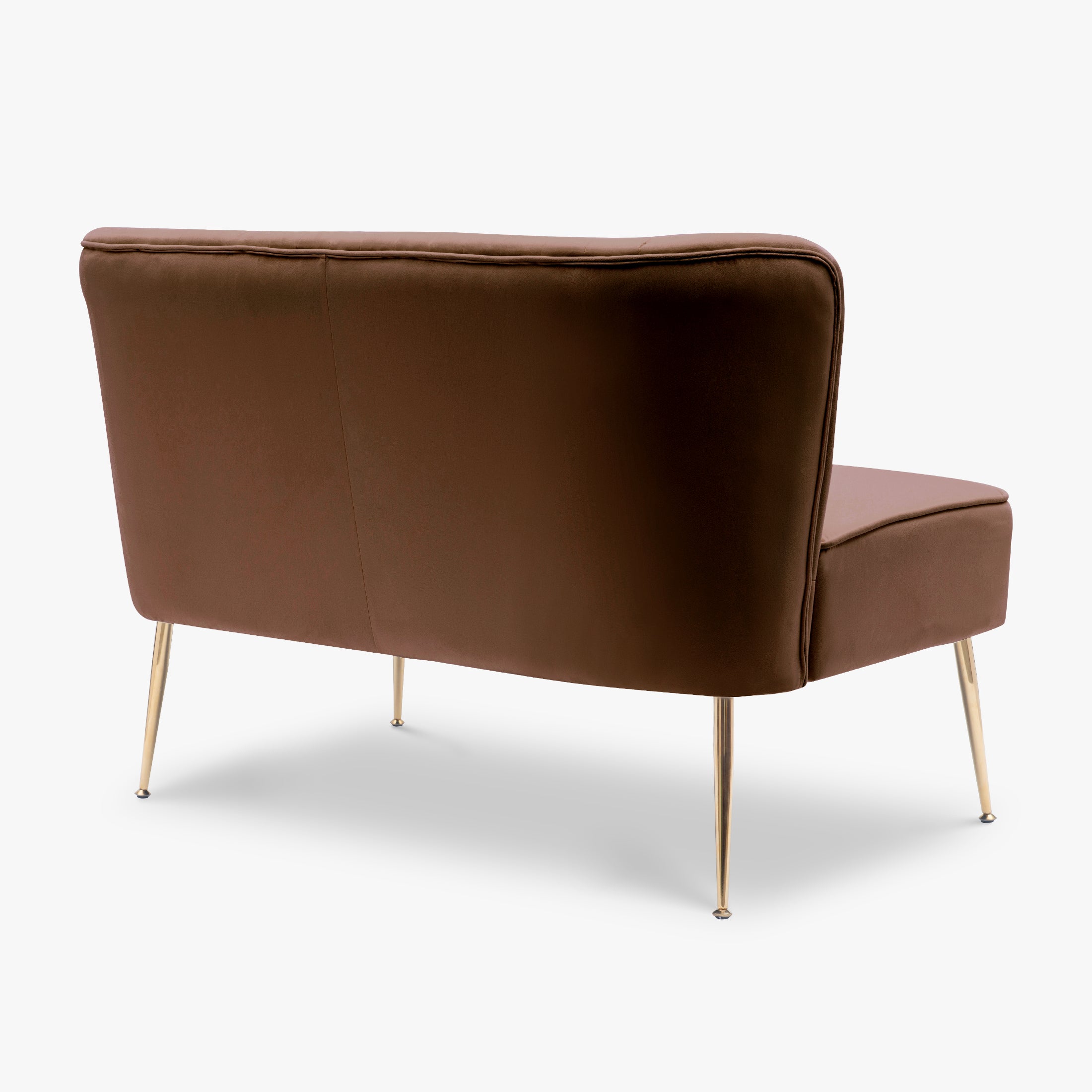 Alaia Mid Century Modern Tufted Velvet Loveseat Sofa and 25