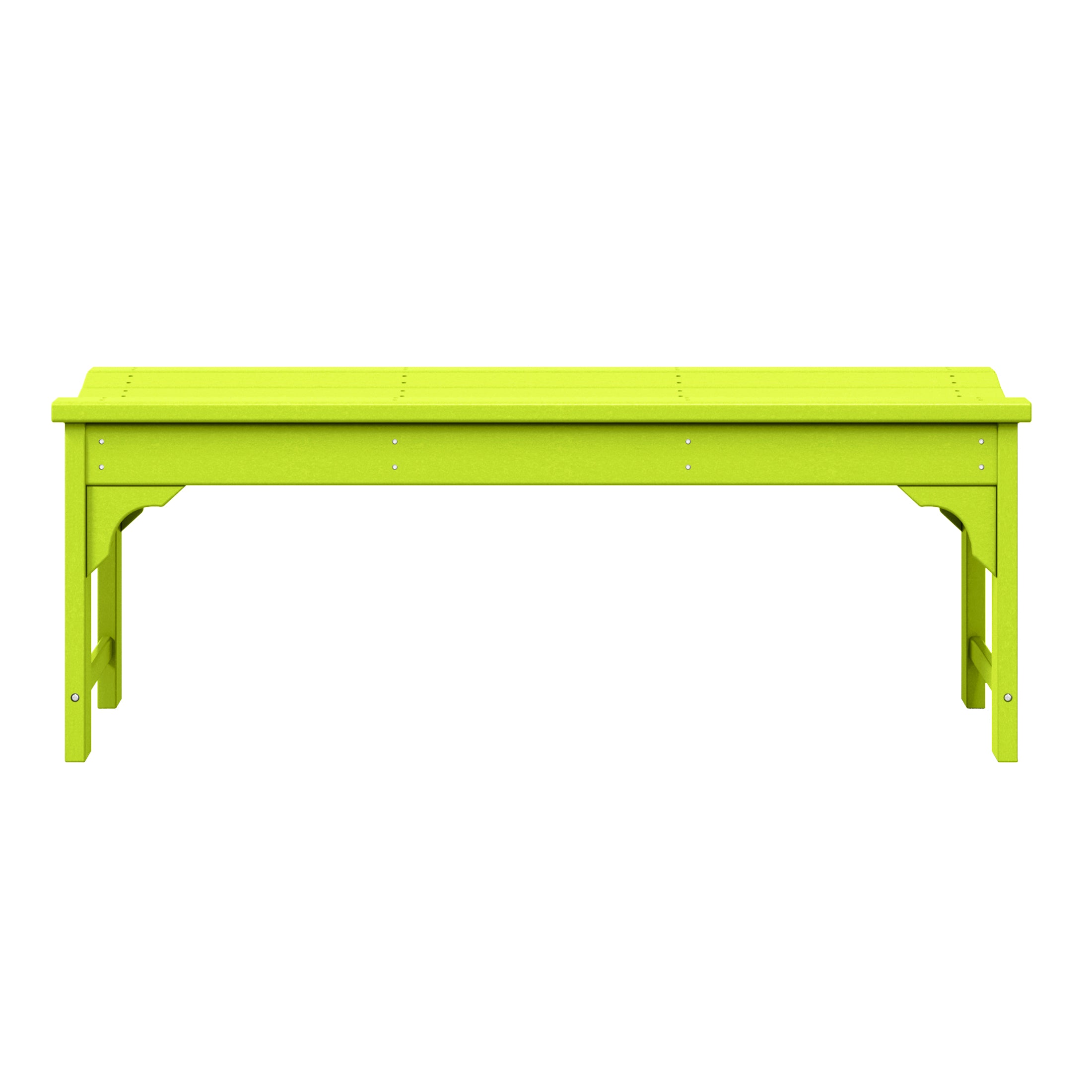 Paradise Westintrends 48" length backless Poly Westin Trendsod Outdoor / Garden bench