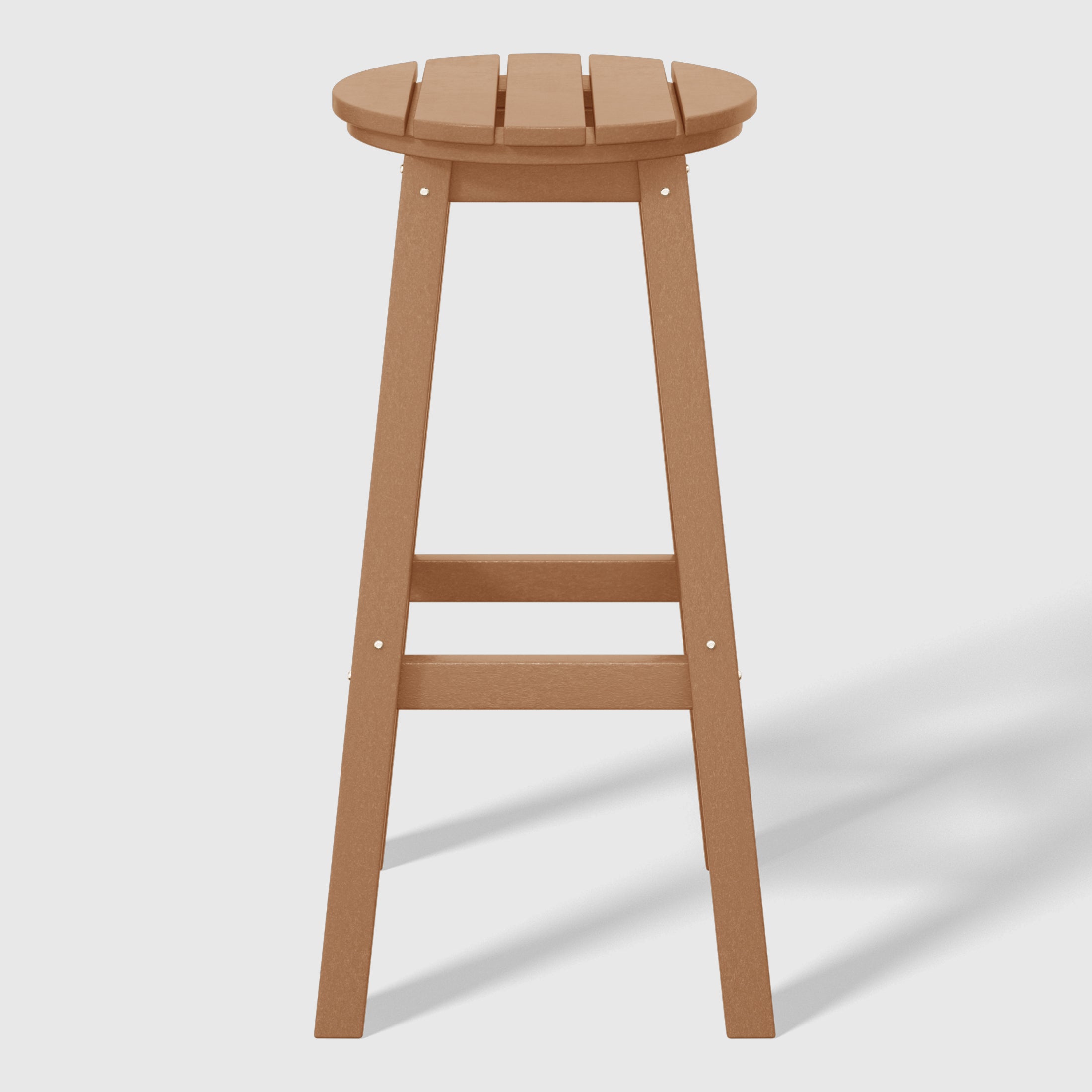 Paradise 29" HDPE Outdoor Patio Round Bar Stool Set of 2