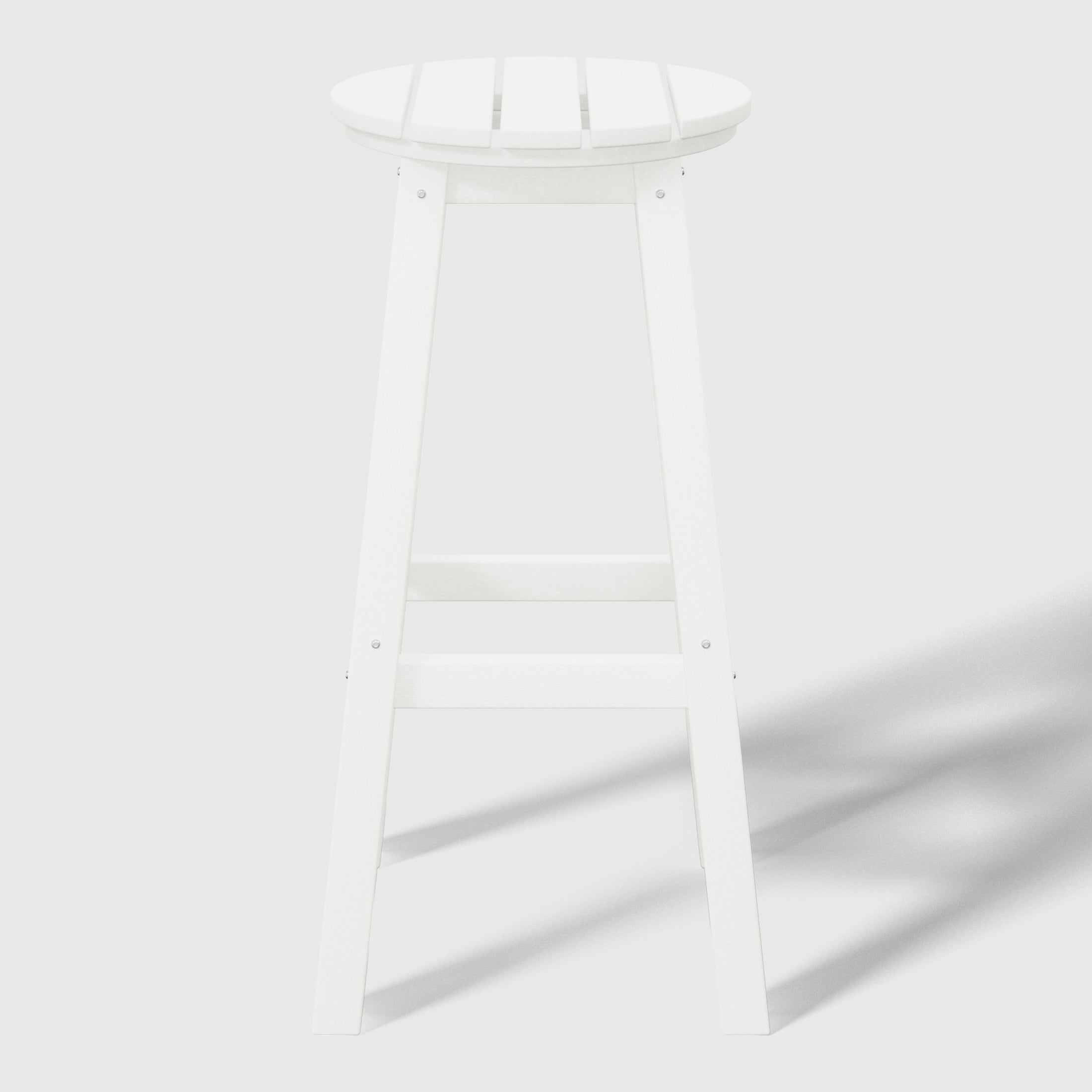 Paradise 29" HDPE Outdoor Patio Round Bar Stool Set of 3