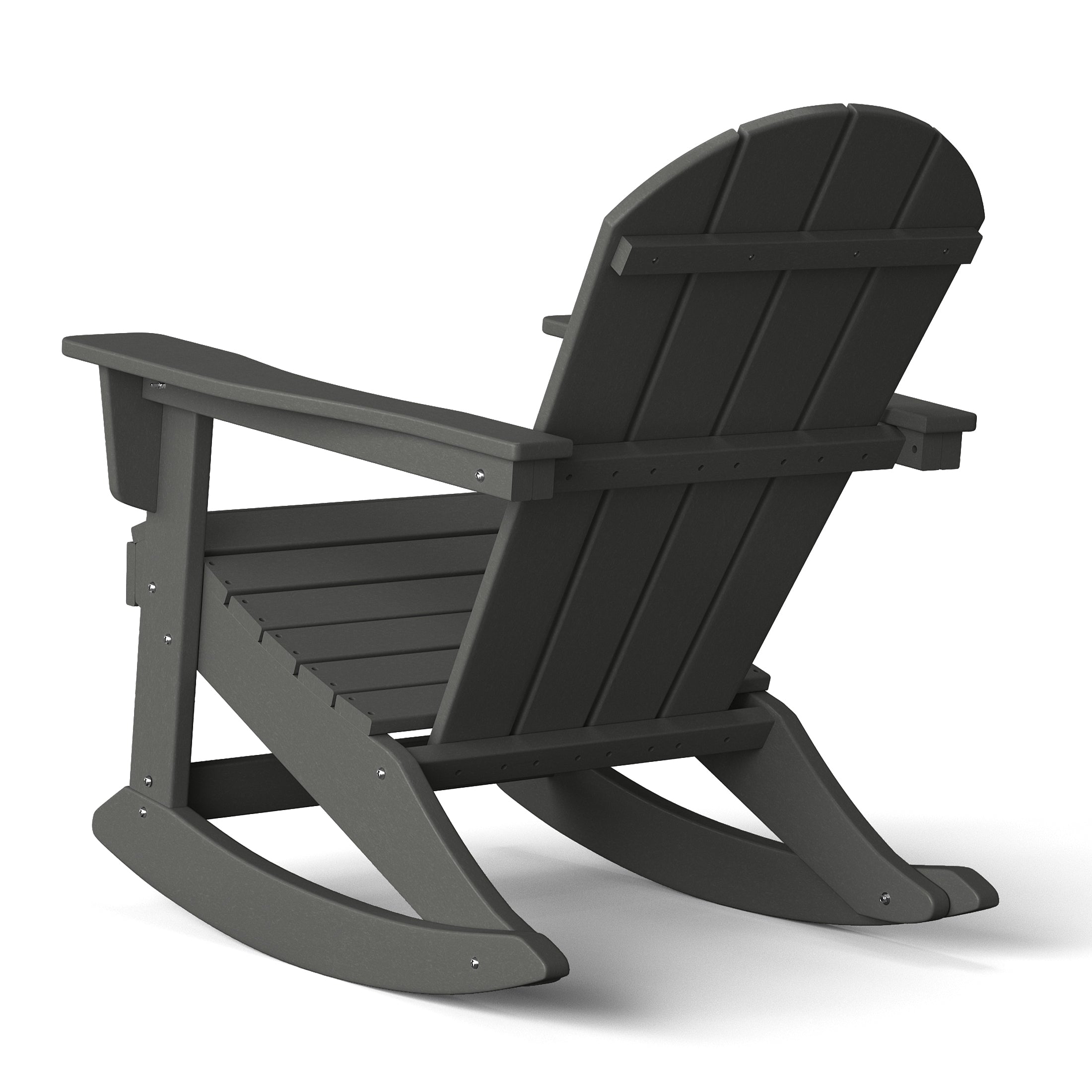 Paradise 2 piece set Outdoor / Patio Poly Adirondack rocking chairs ( 2 seater )