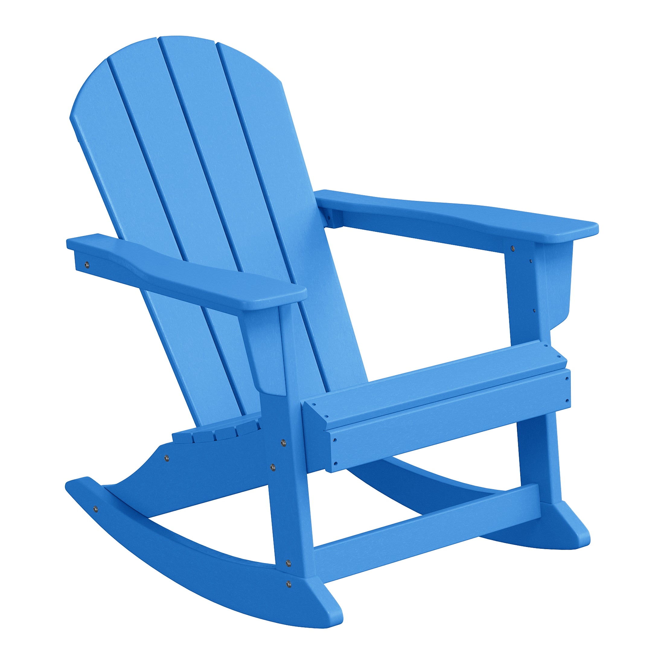 Paradise 2 piece set Outdoor / Patio Poly Adirondack rocking chairs ( 2 seater )