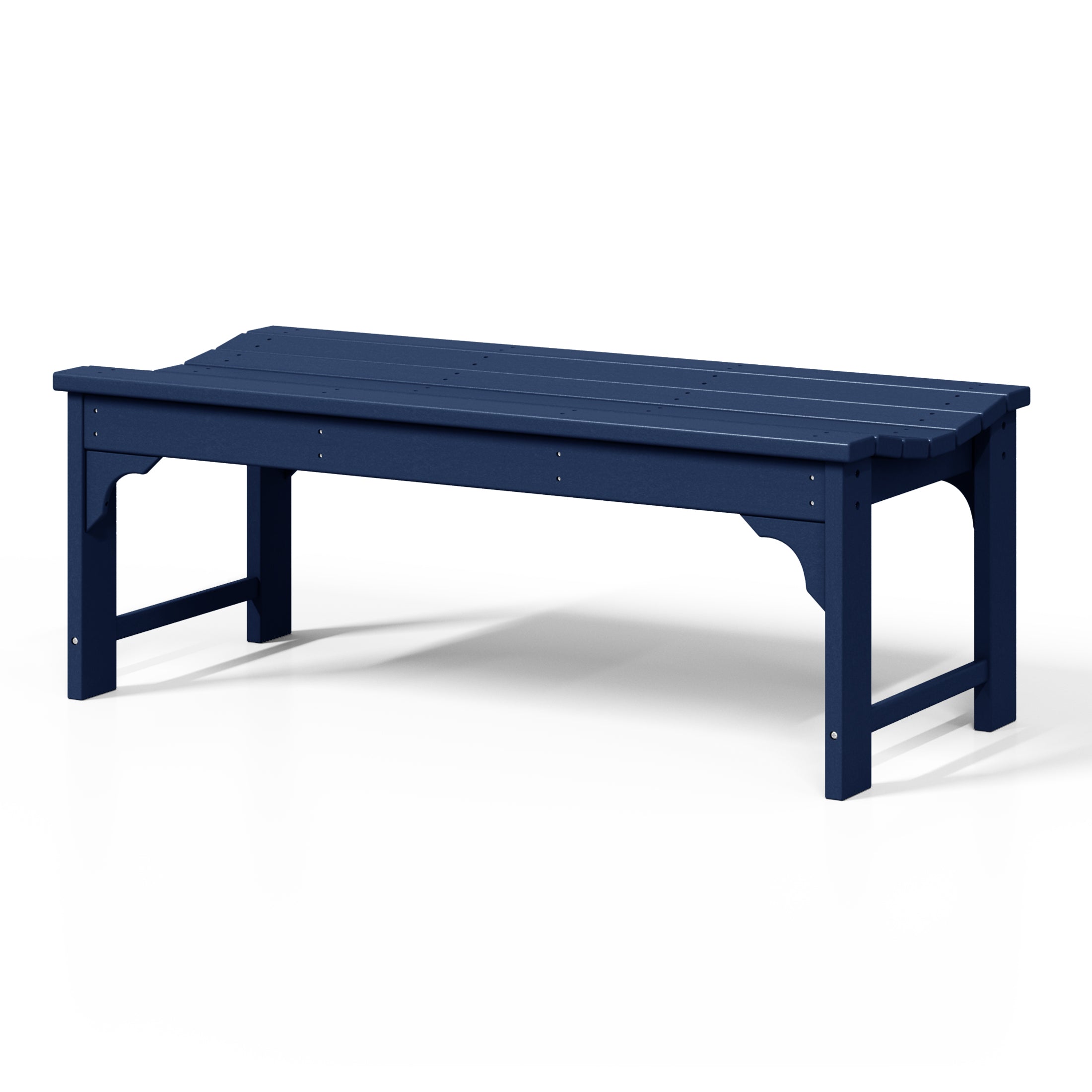 Paradise Westintrends 48" length backless Poly Westin Trendsod Outdoor / Garden bench