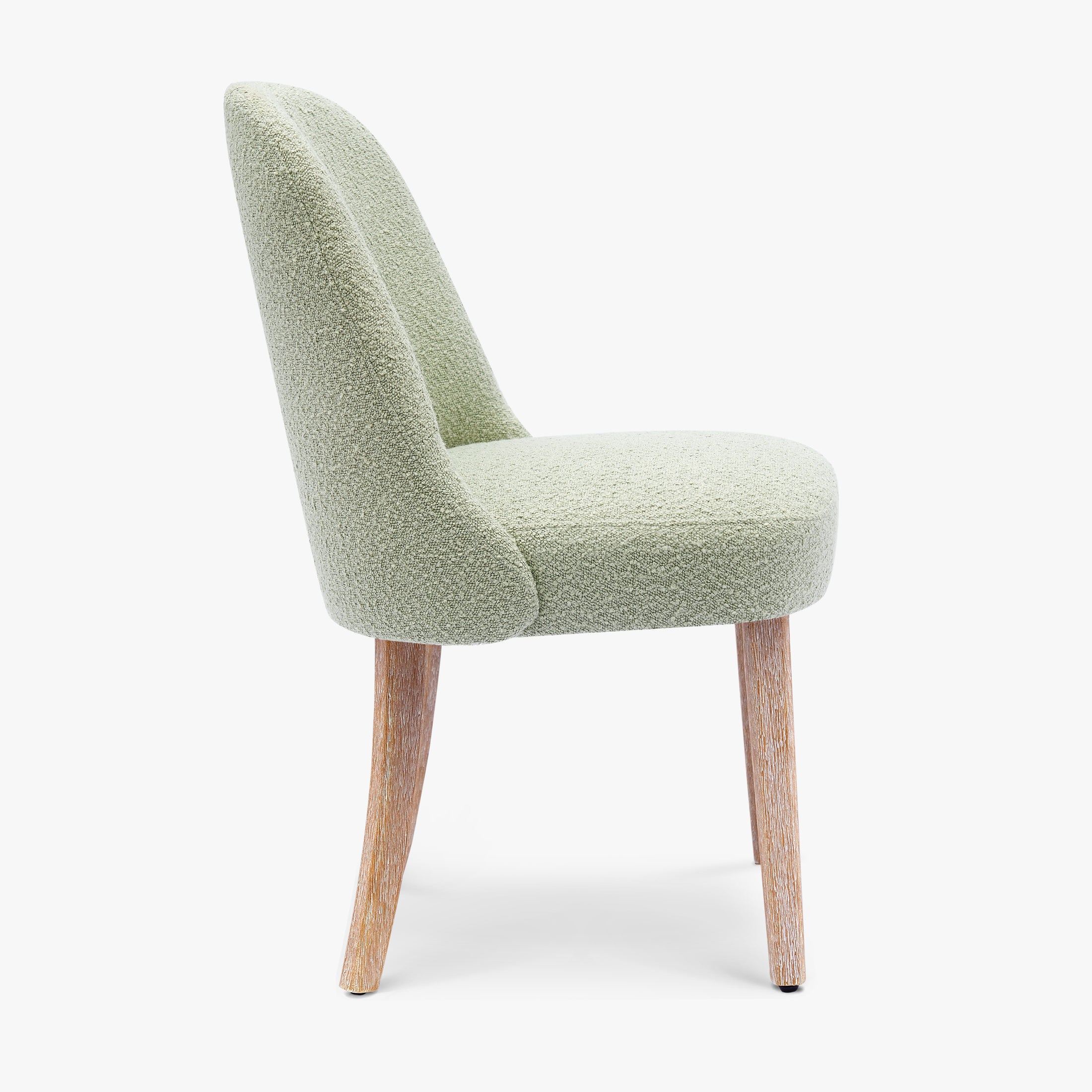 Amélie Mid-Century Modern Upholstered Boucle Dining Chair