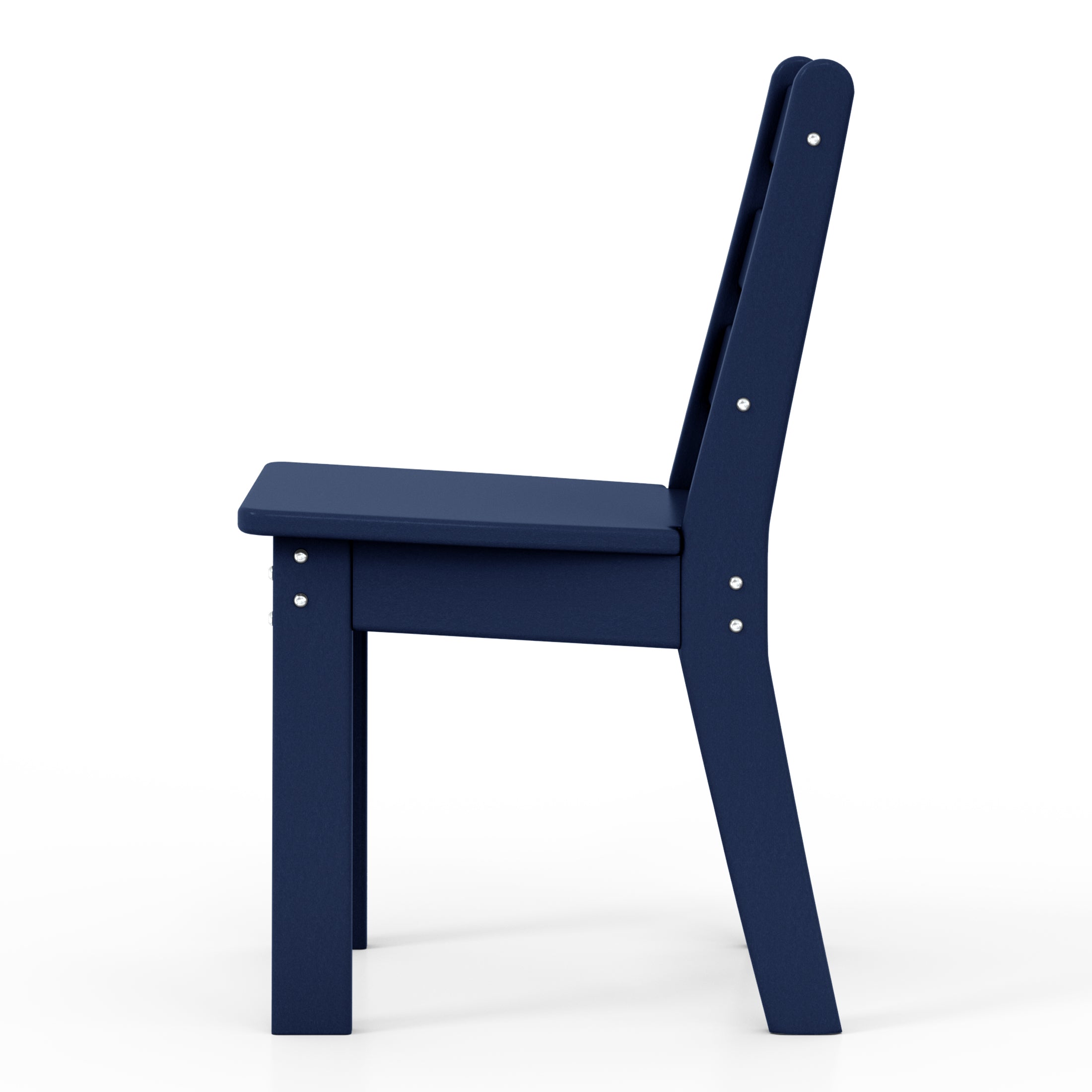 Playhouse Outdoor HDPE Kids Plastic Toddler Dining Chair (Set of Two)