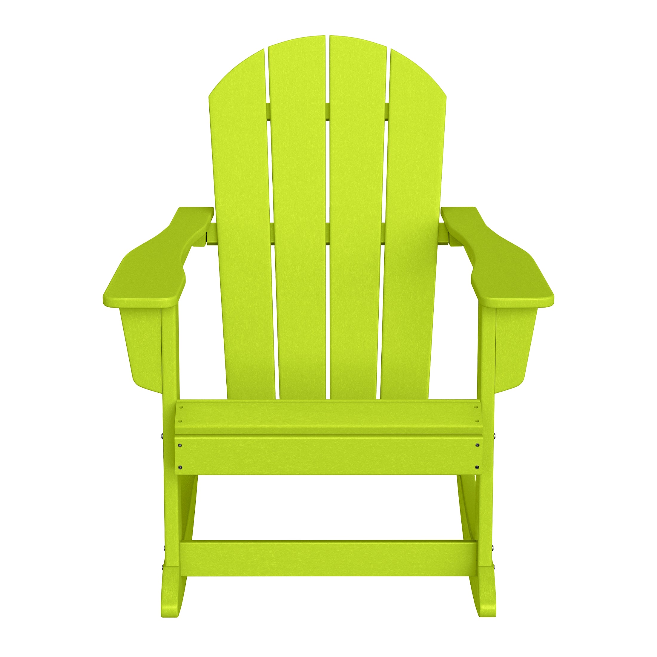 Paradise 3-Piece set Outdoor / Patio Poly Adirondack rocking chairs with a side table ( 2 seater )