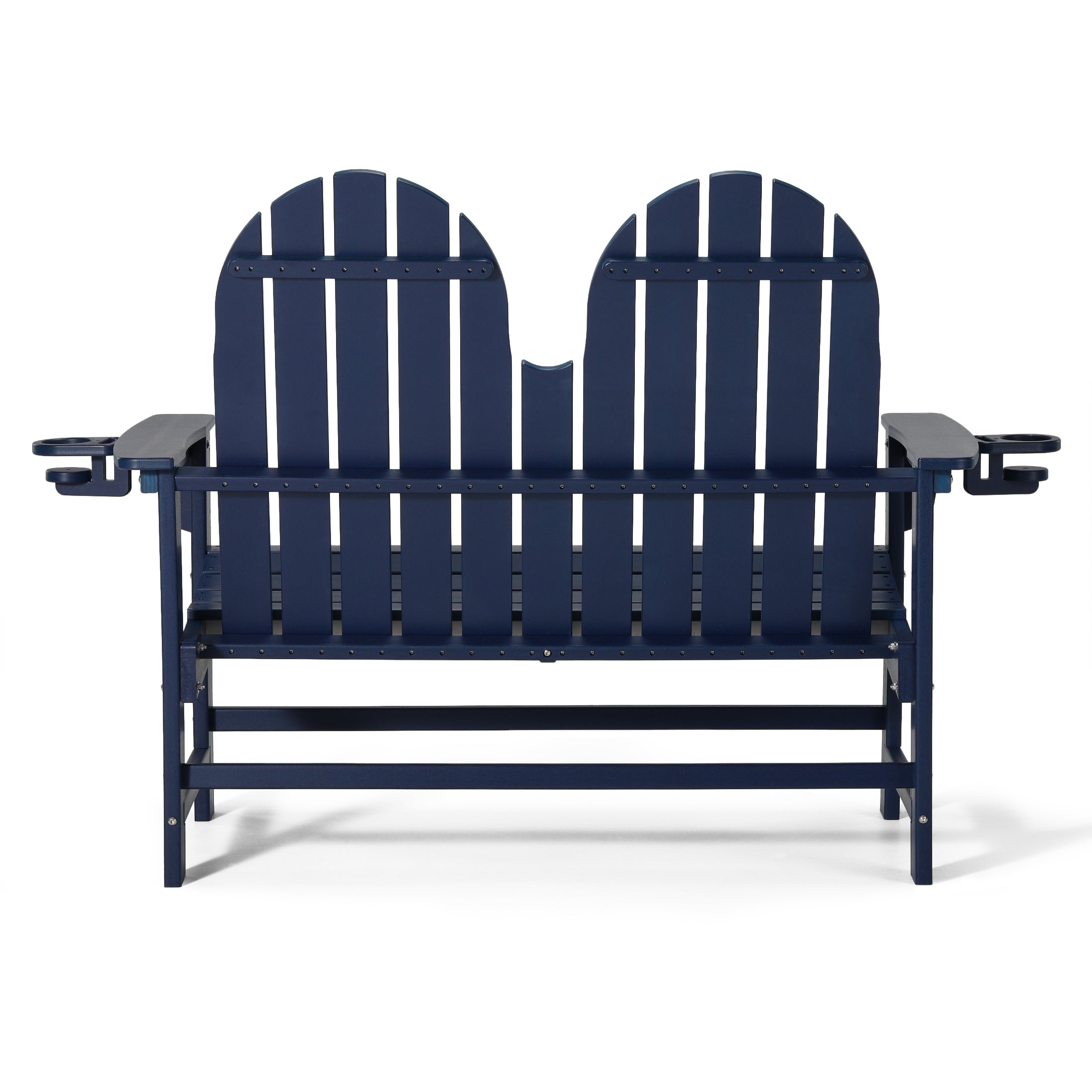 Savannah Outdoor Patio 49" HDPE Adirondack Garden Bench