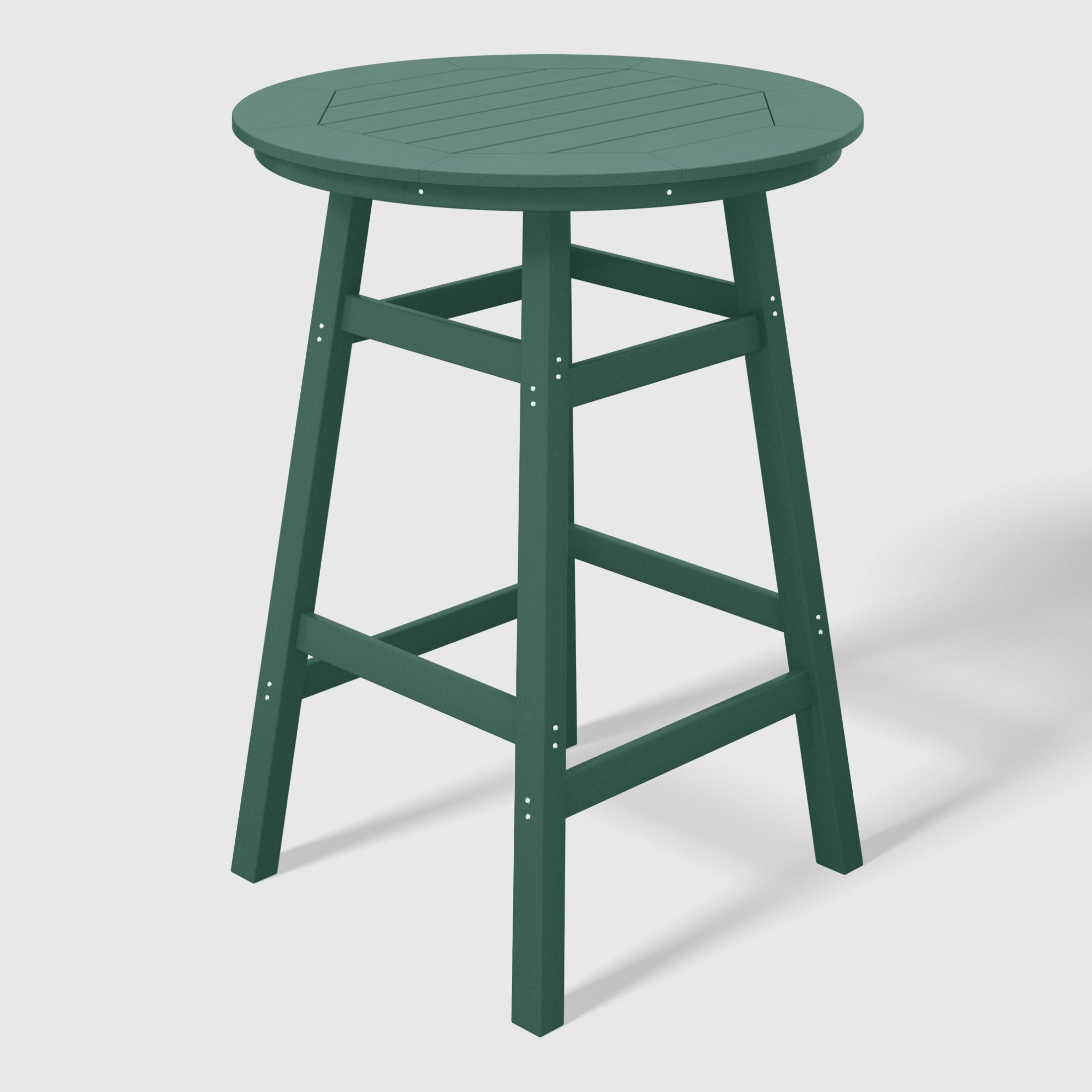 Paradise Outdoor 35" HDPE Round Patio Bar Height Table