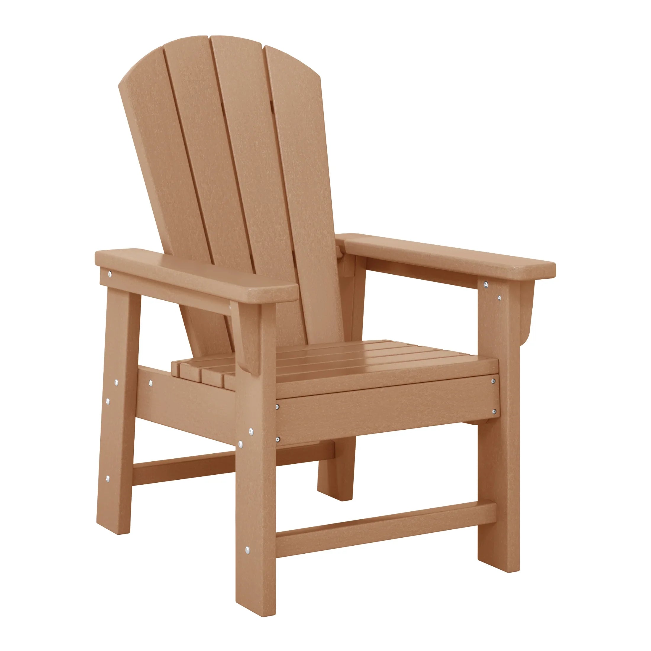 Paradise Kids 3-Piece Outdoor HDPE Adirondack Chairs With Square Side