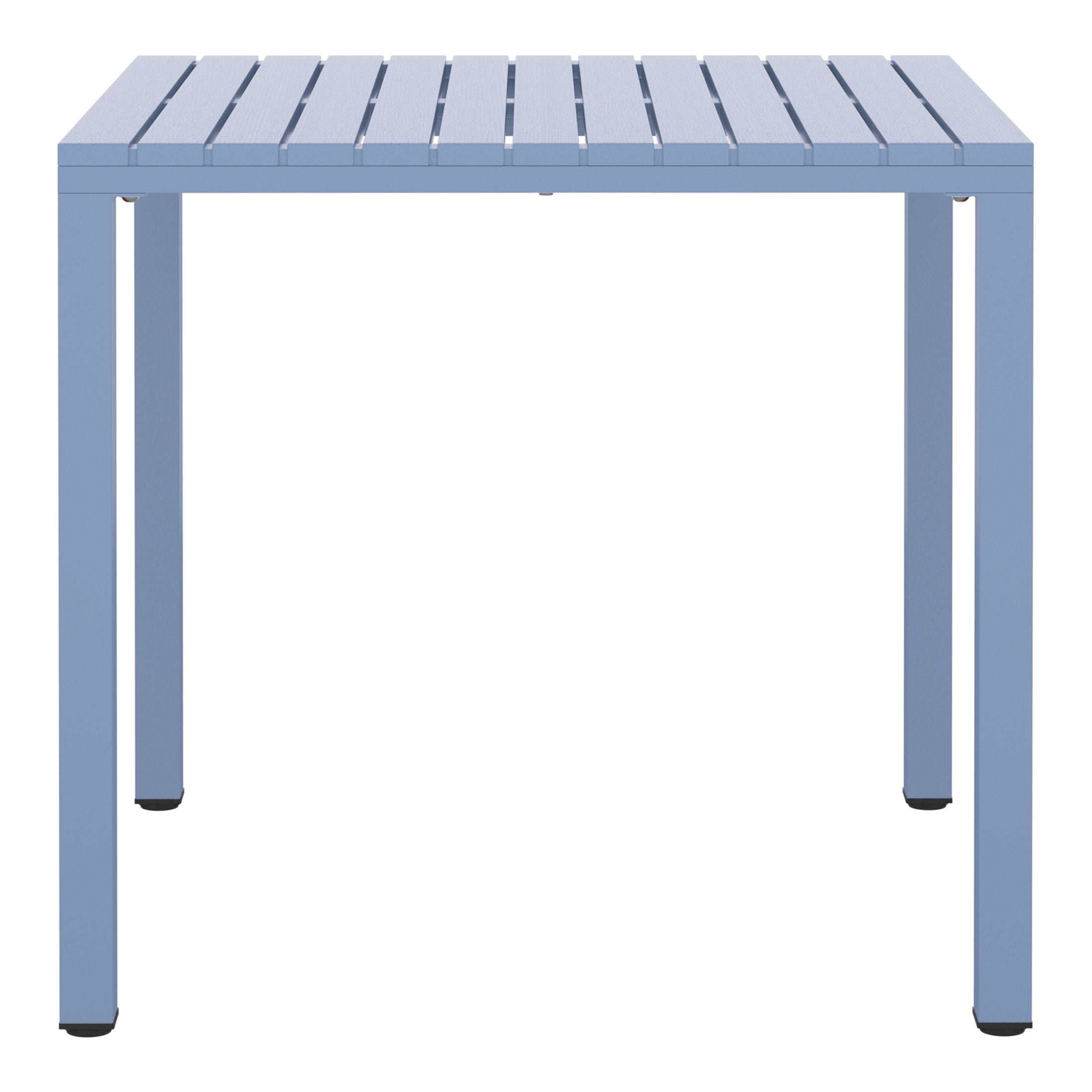 Sunshine 31.5" Iron Metal Frame Outdoor Square Patio Dining Table