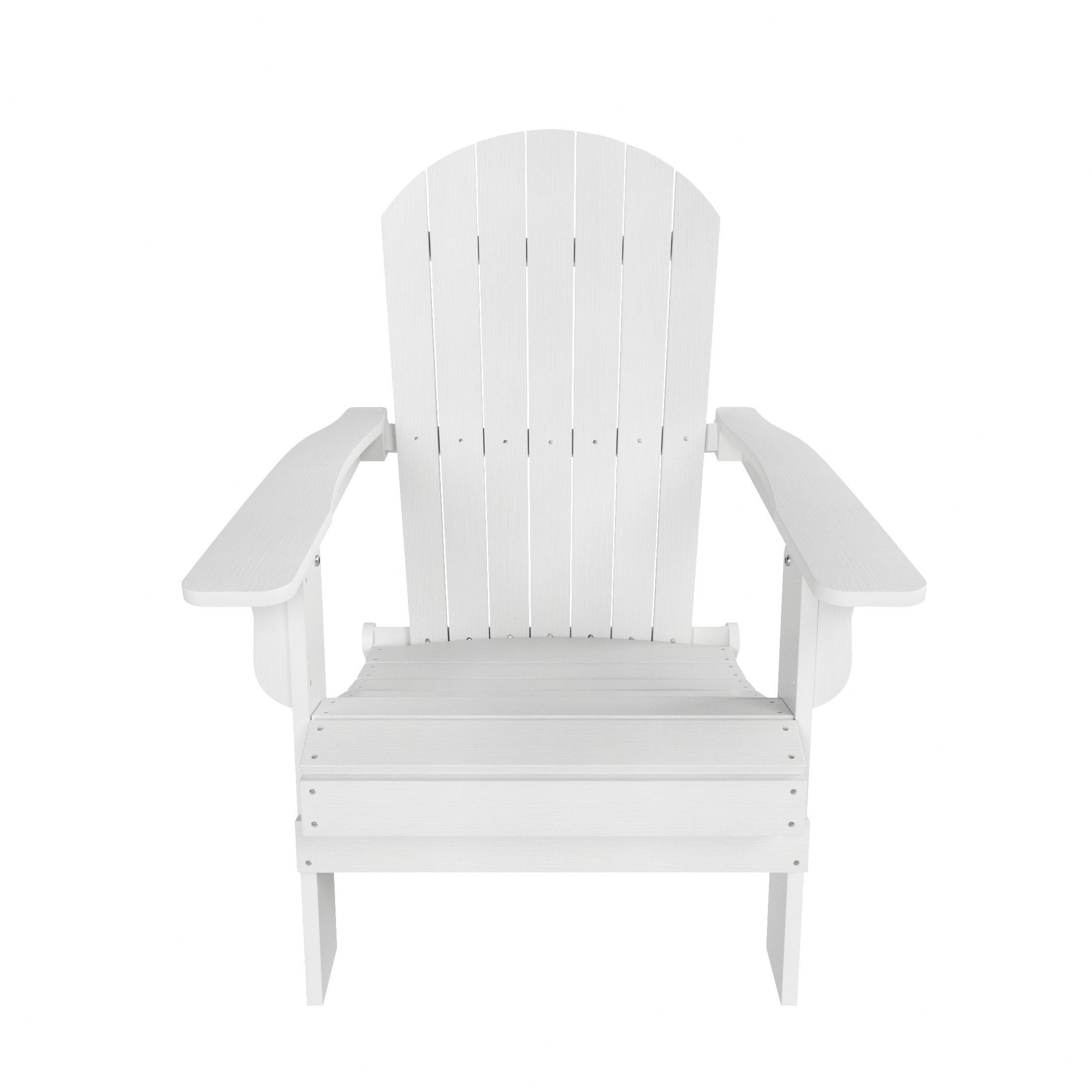 Florence 12-Piece HIPS Folding Adirondack Chair and Folding Ottoman Side Table Set - Costaelm