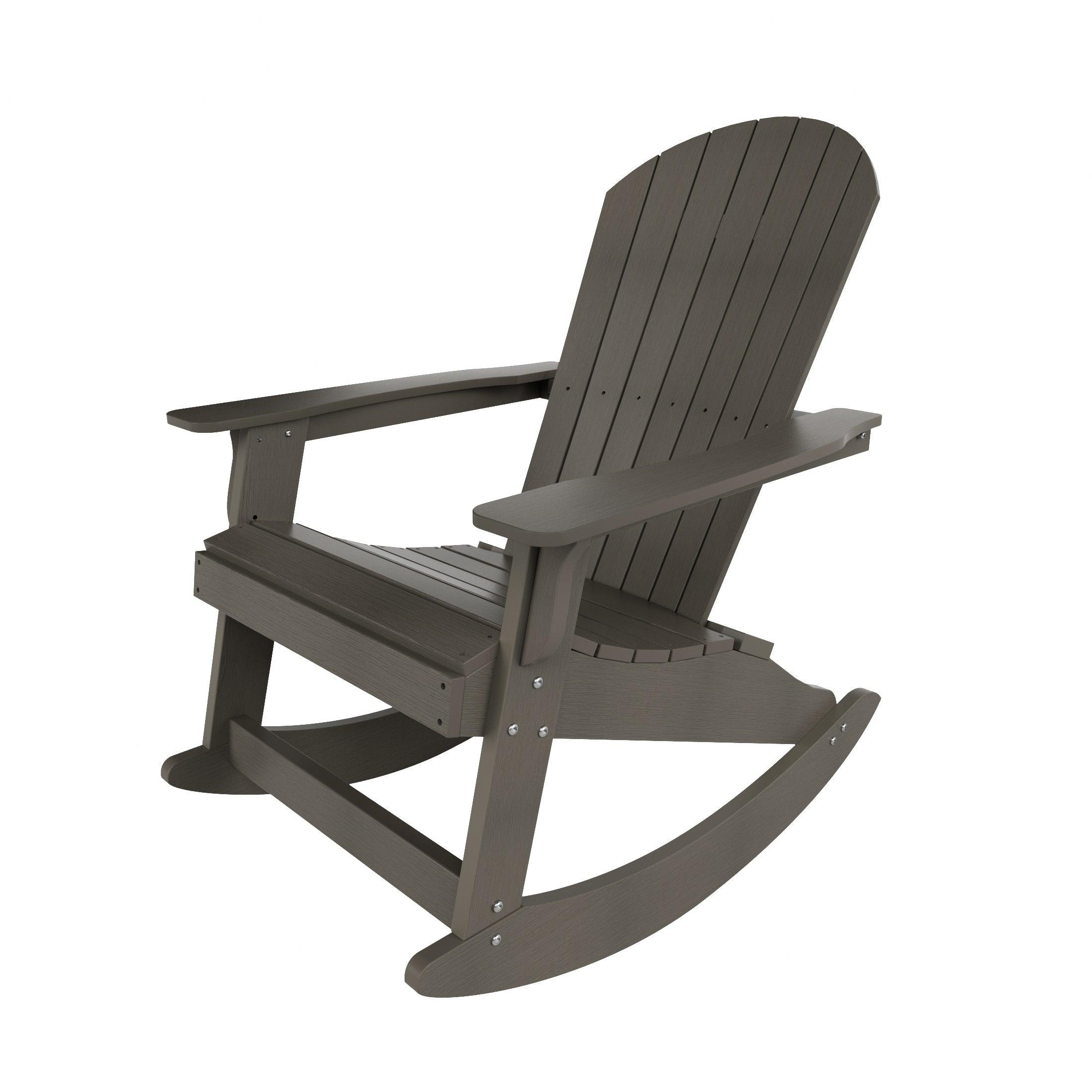 Florence 2-Piece HIPS Adirondack Rocking Chair and Side Table Set - Costaelm