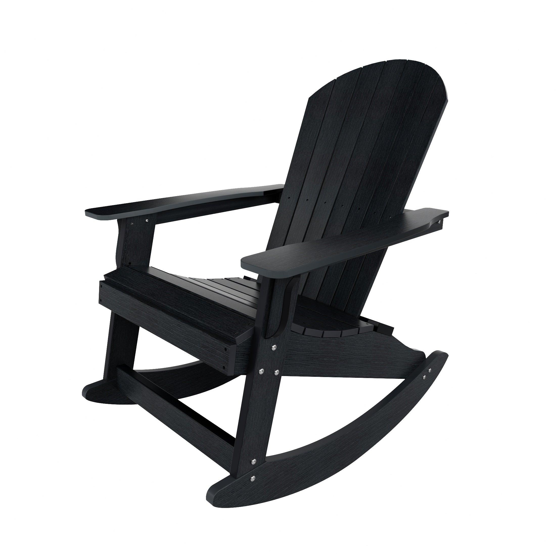 Florence 2-Piece HIPS Adirondack Rocking Chair and Side Table Set - Costaelm