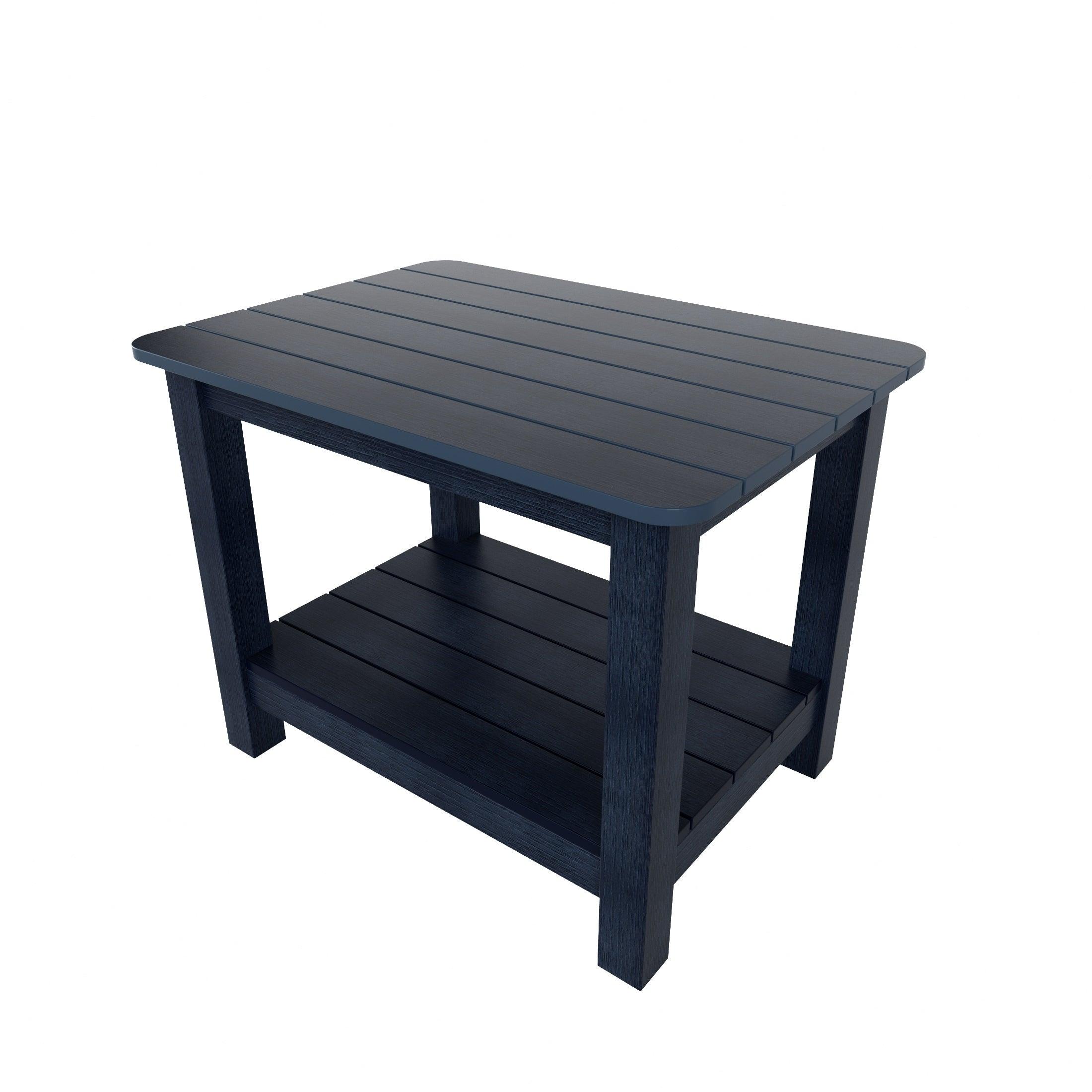 Florence HIPS Folding Adirondack Chair with Side Table Set - Costaelm