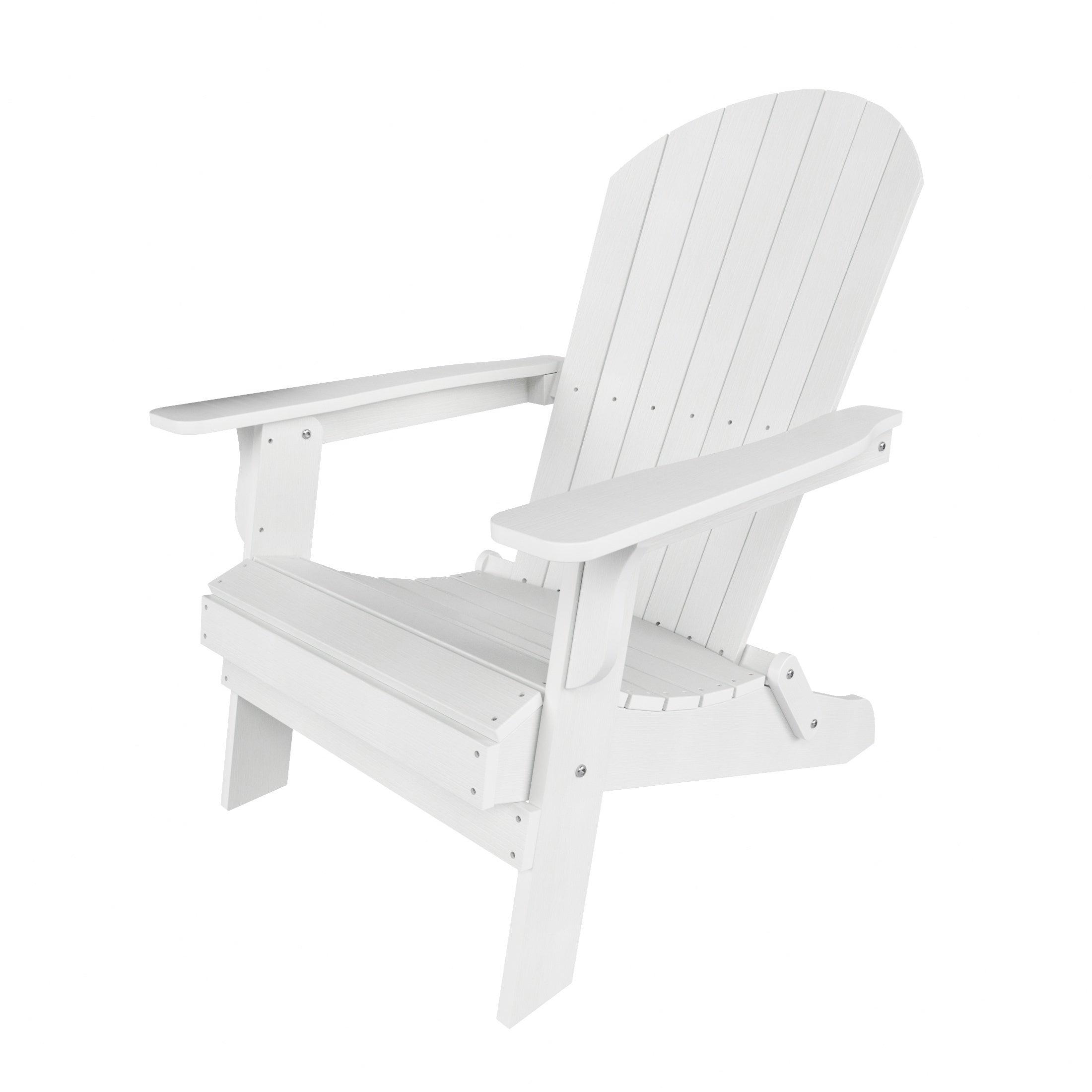Florence HIPS Folding Adirondack Chair with Side Table Set - Costaelm