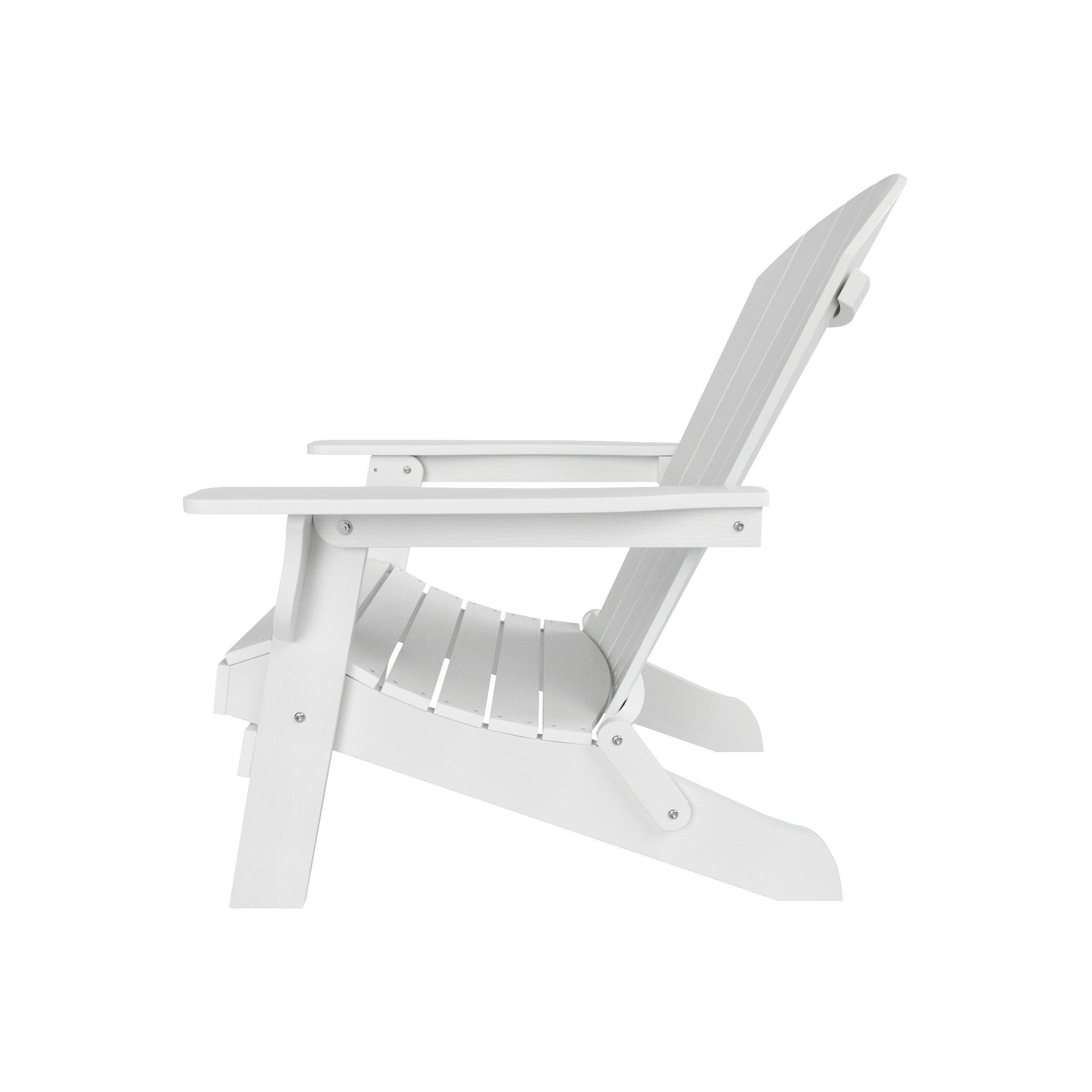 Florence HIPS Folding Adirondack Chair with Side Table Set - Costaelm
