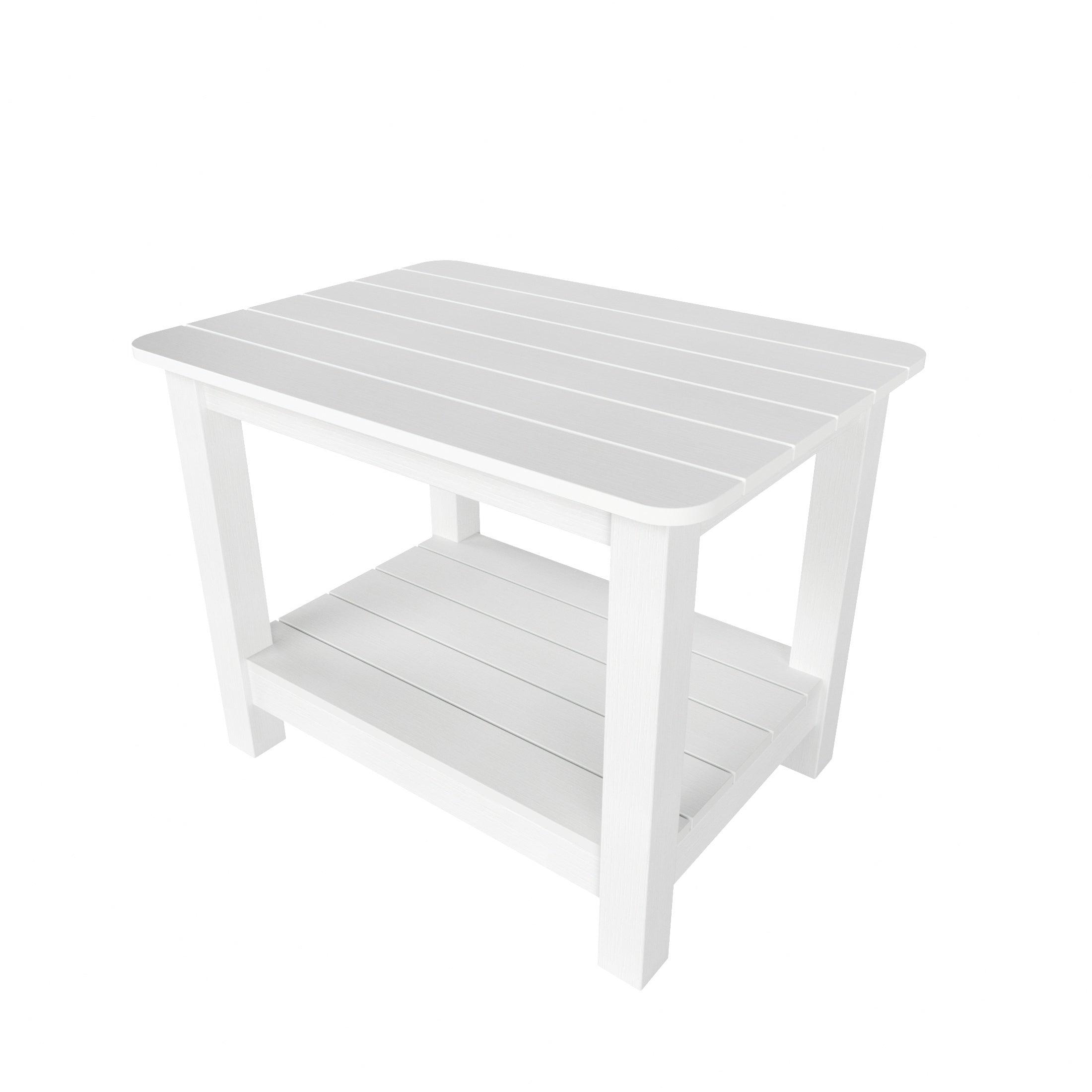 Florence HIPS Folding Adirondack Chair with Side Table Set - Costaelm