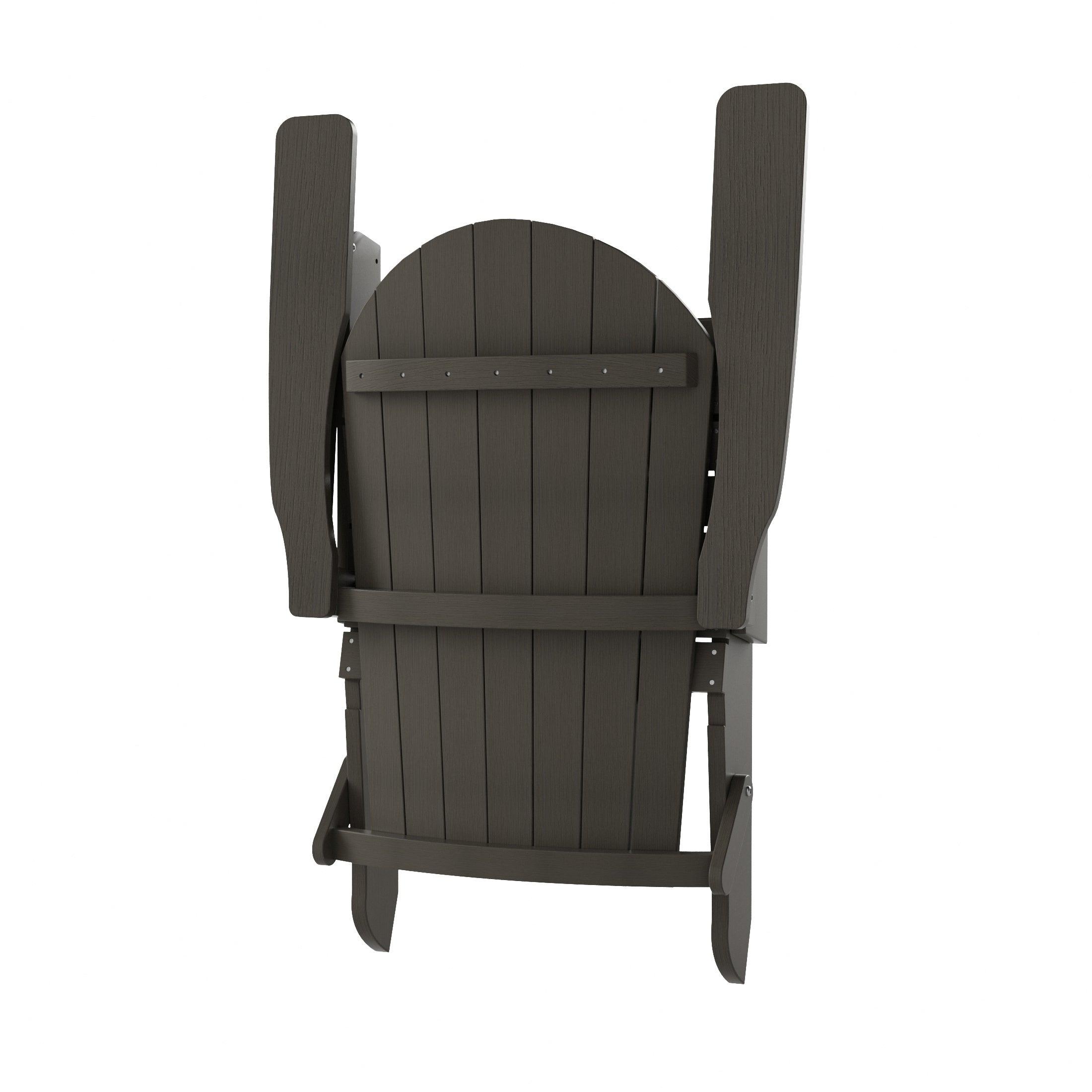 Florence HIPS Folding Adirondack Chair with Side Table Set - Costaelm