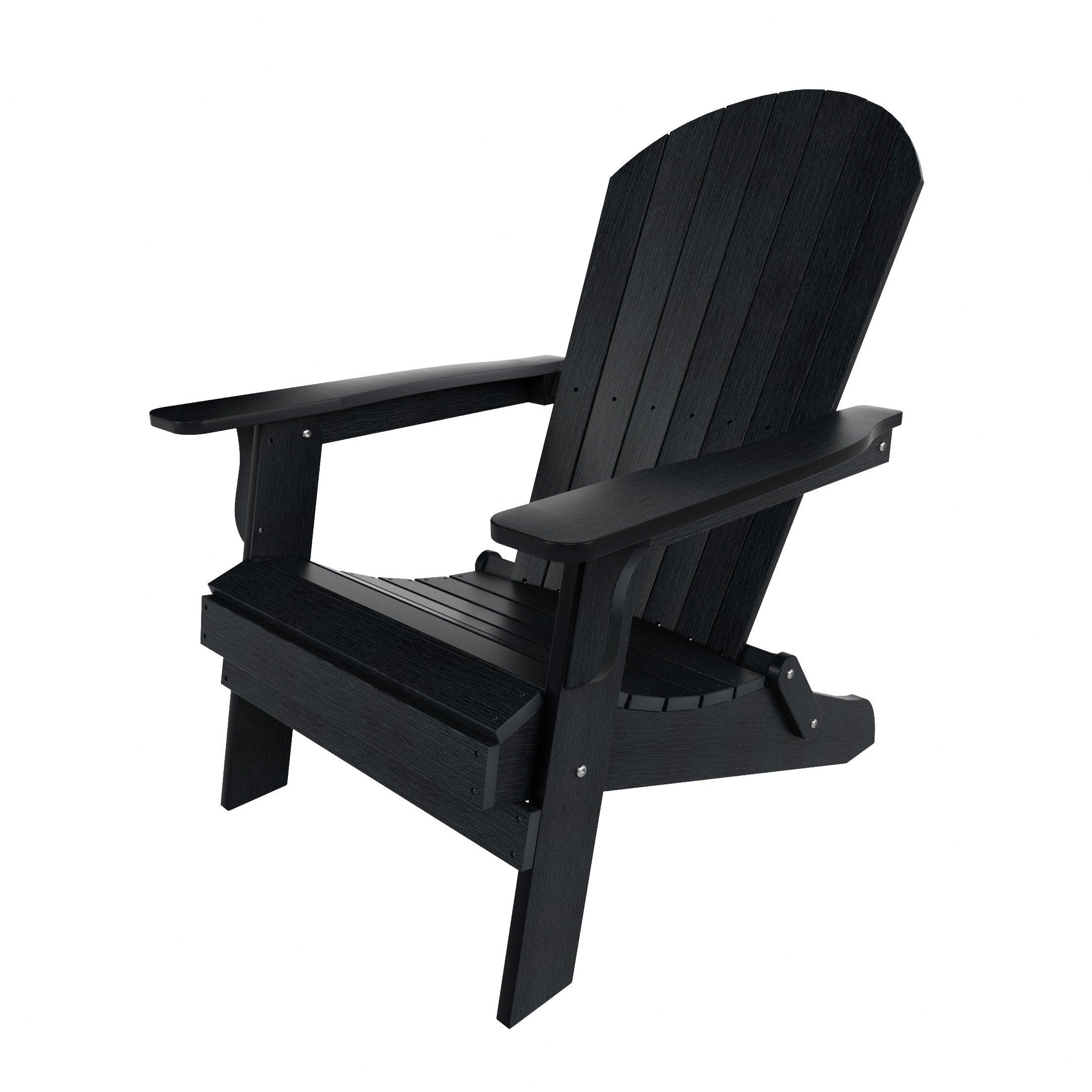 Florence HIPS Folding Adirondack Chair with Side Table Set - Costaelm