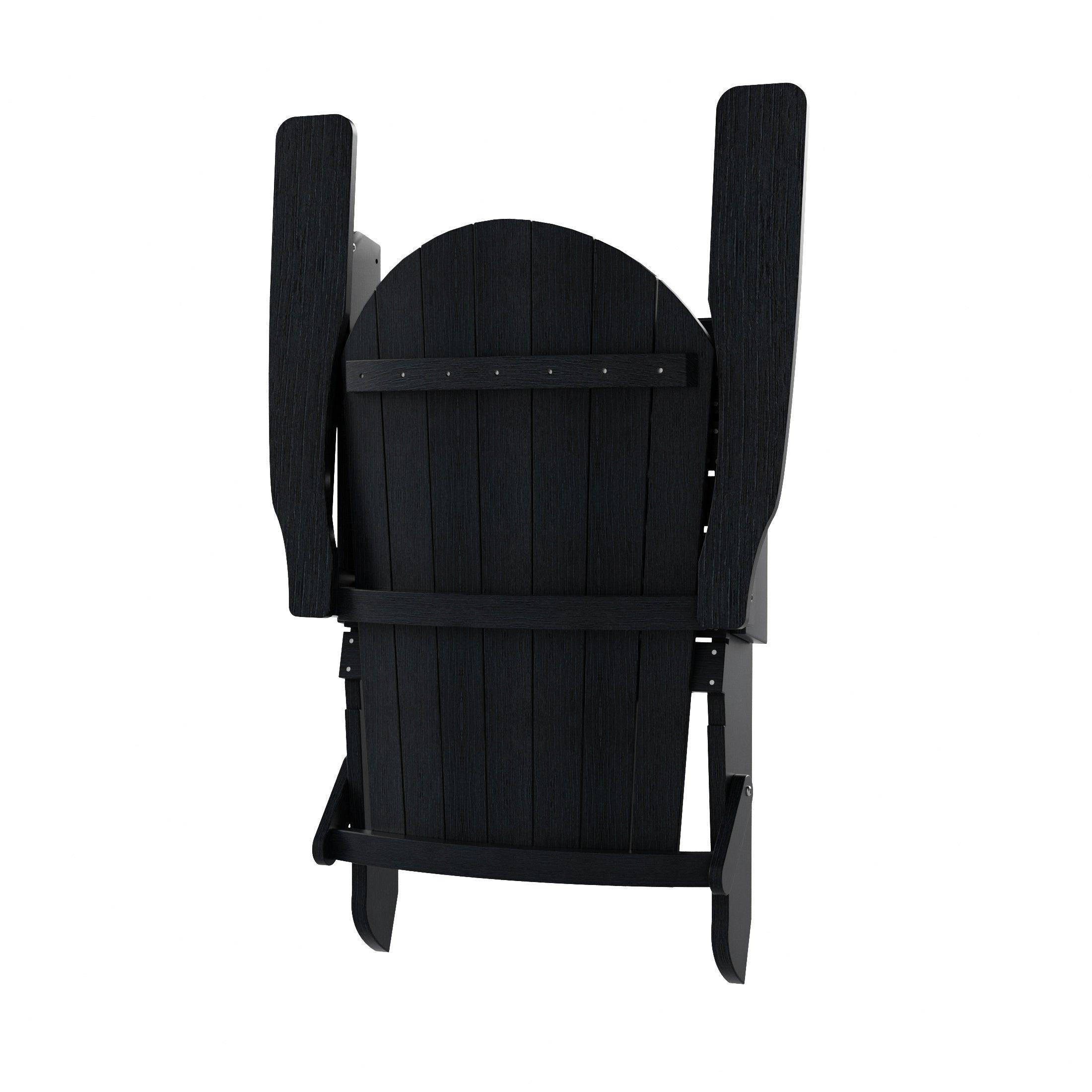 Florence HIPS Folding Adirondack Chair with Side Table Set - Costaelm